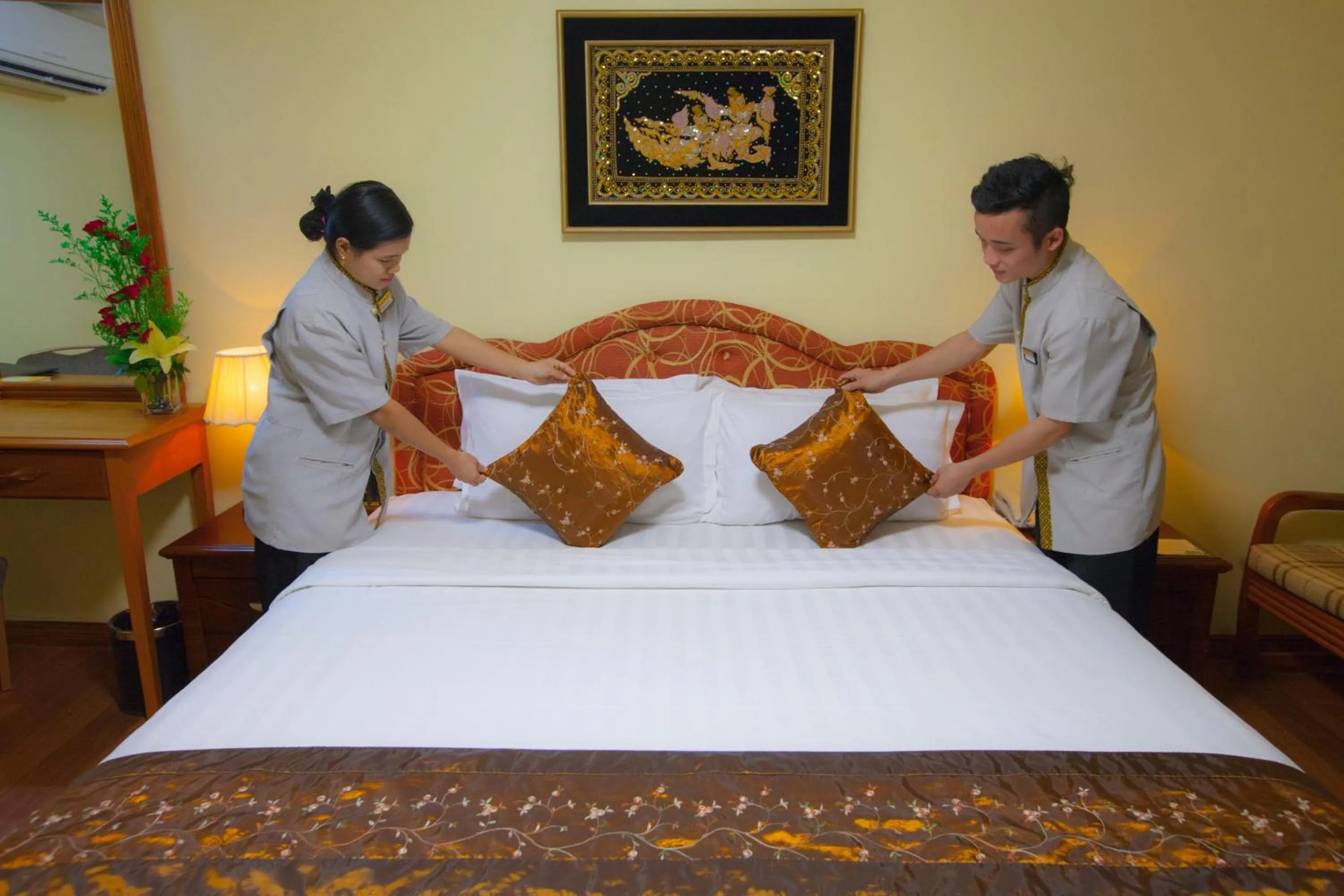 Staff in Grand Palace Hotel