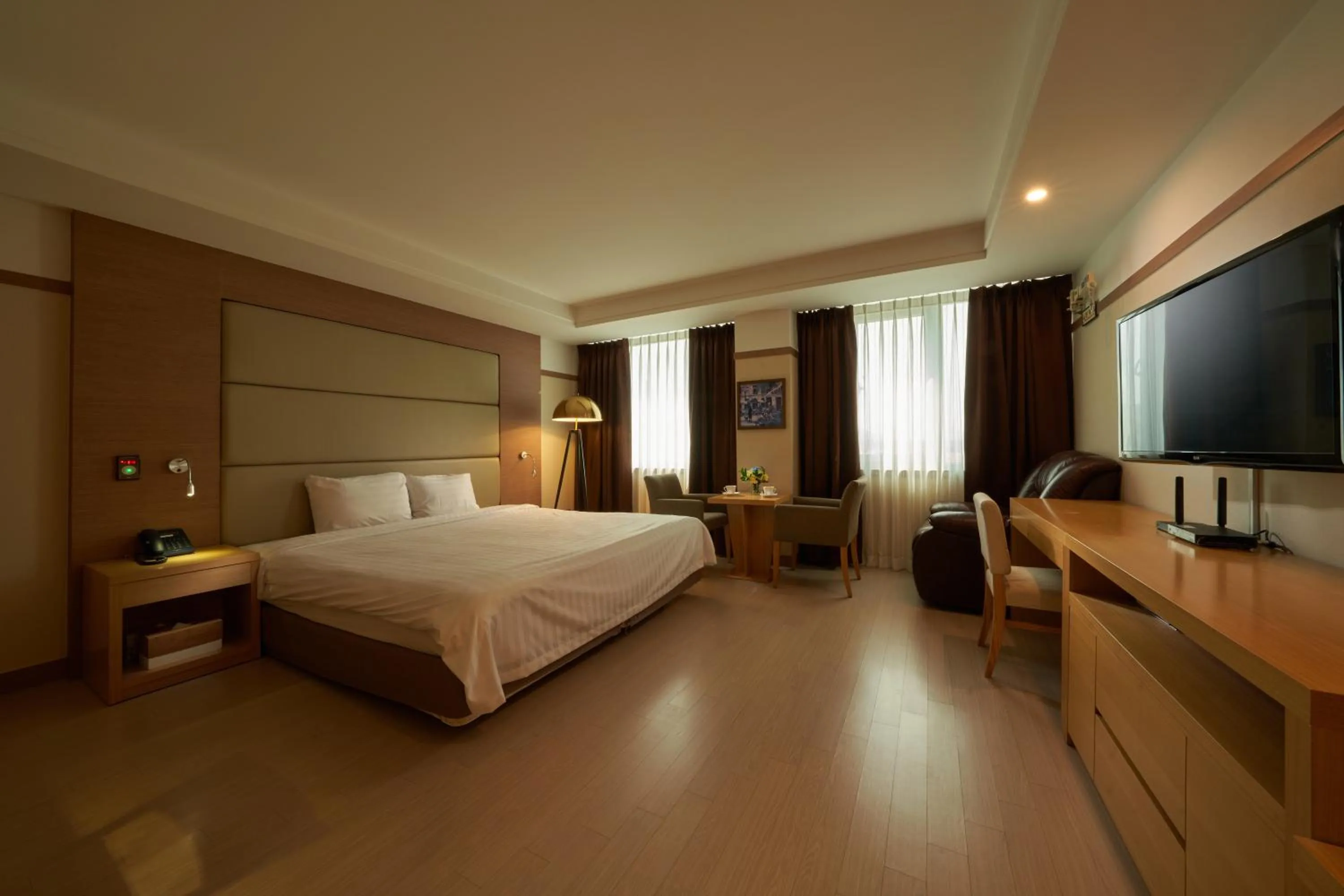 Bed in Gyeongju GG Tourist Hotel