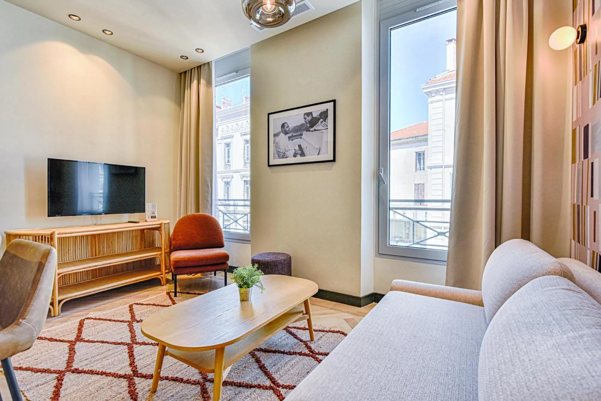 Living room in Florella Croisette Apartment