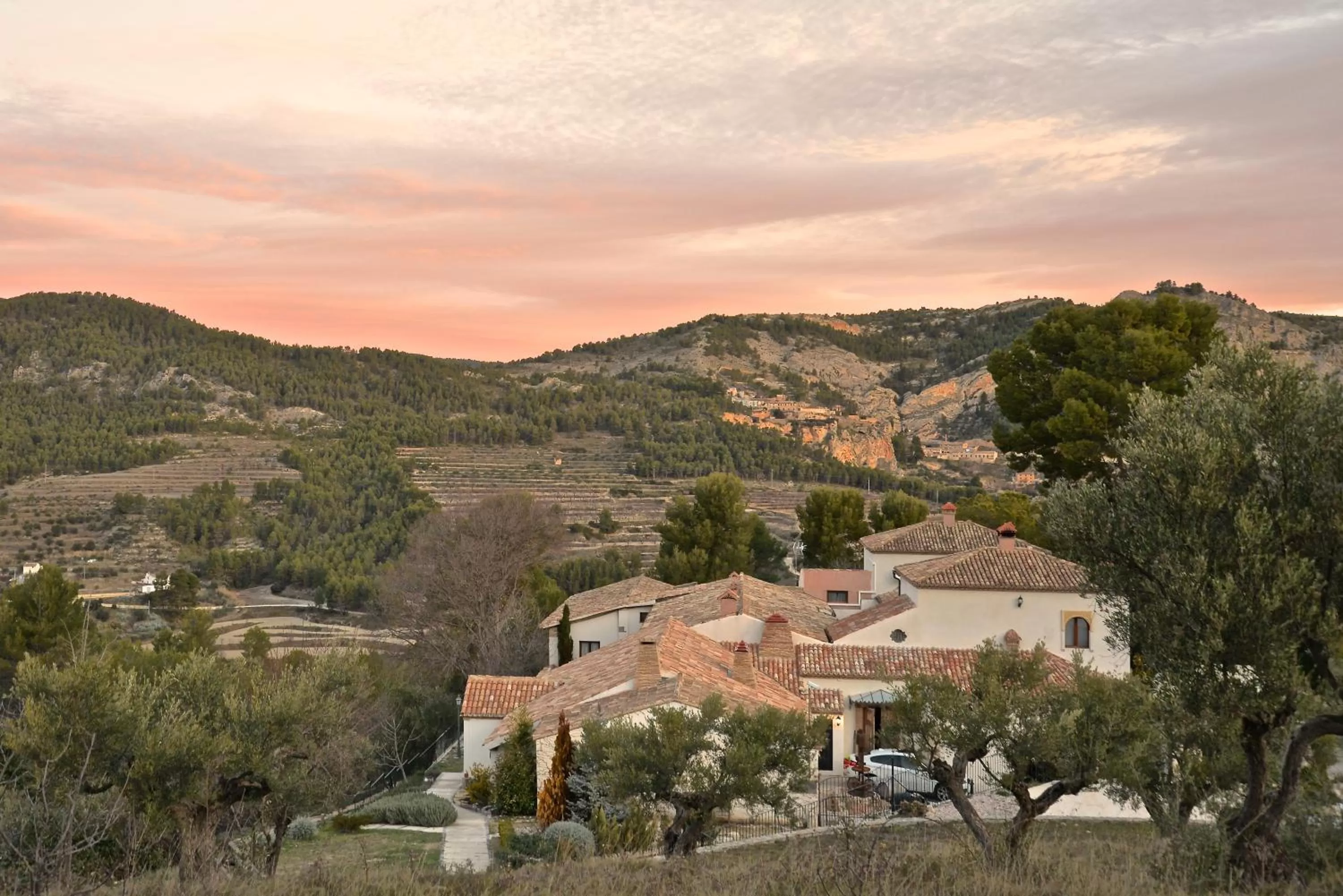Bird's eye view in Eco Hotel con encanto Masía la Mota B&B