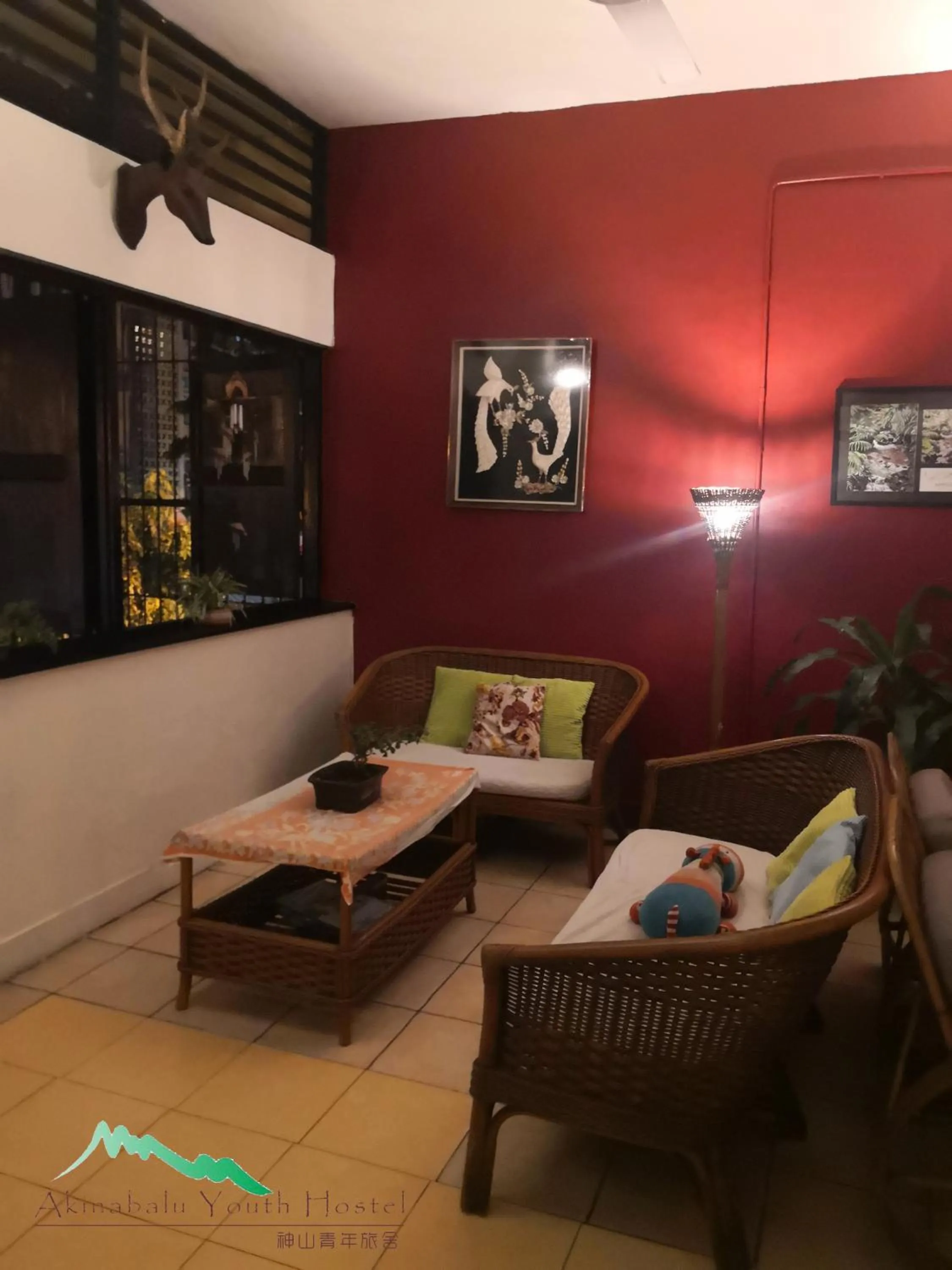 Lobby or reception in Akinabalu Youth Hostel