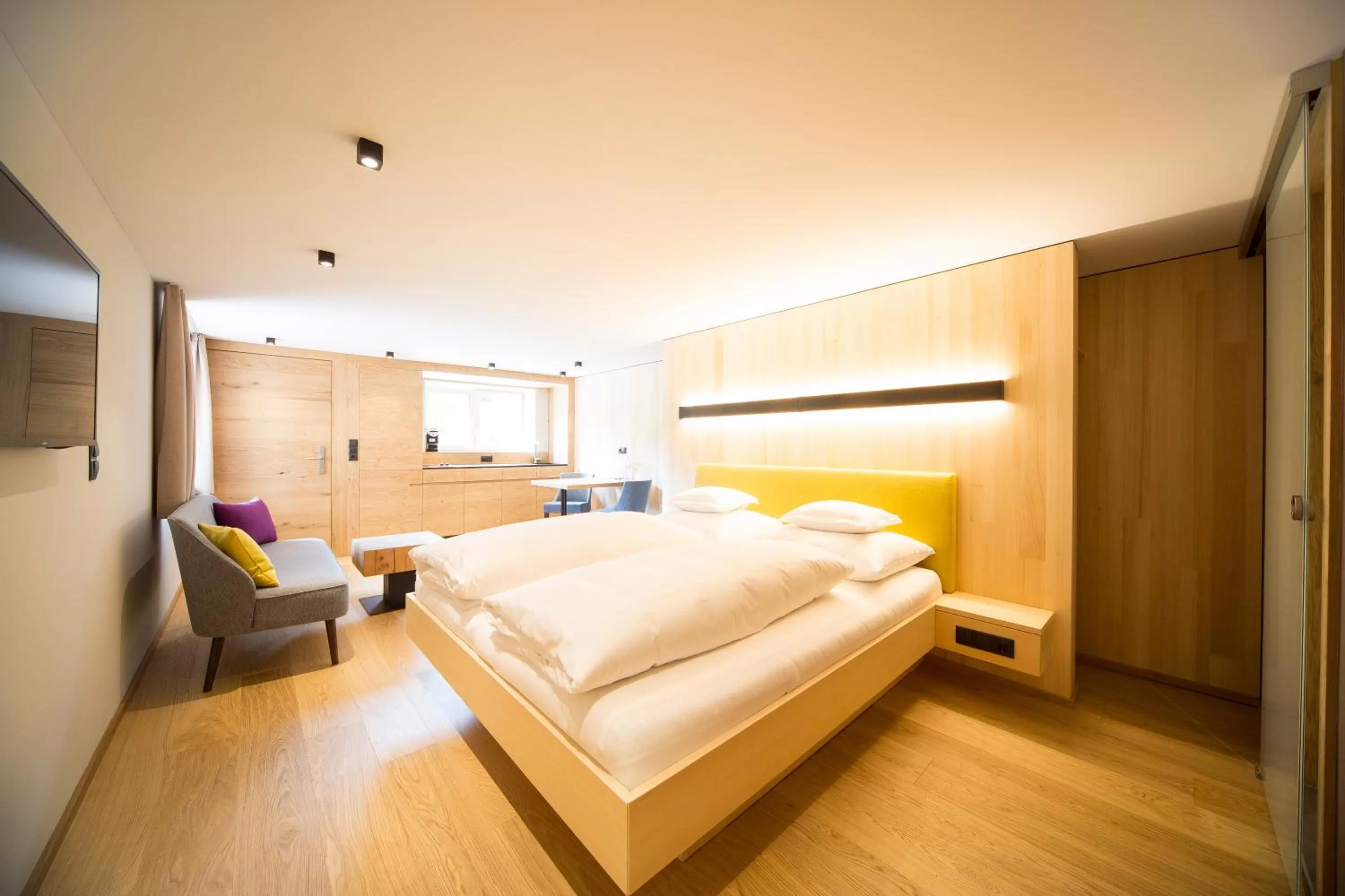 Bedroom, Bed in Landhaus Maria Grün B&B