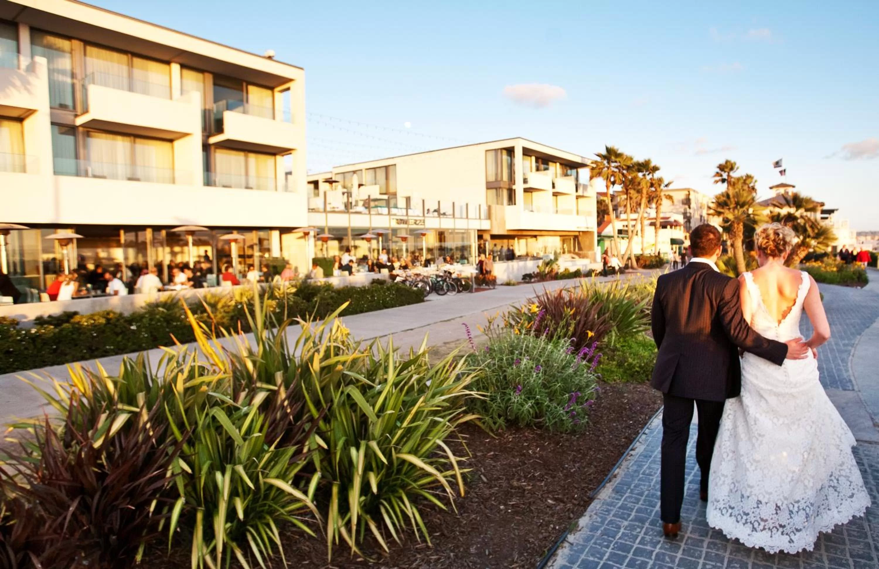 Patio in Tower 23 Hotel