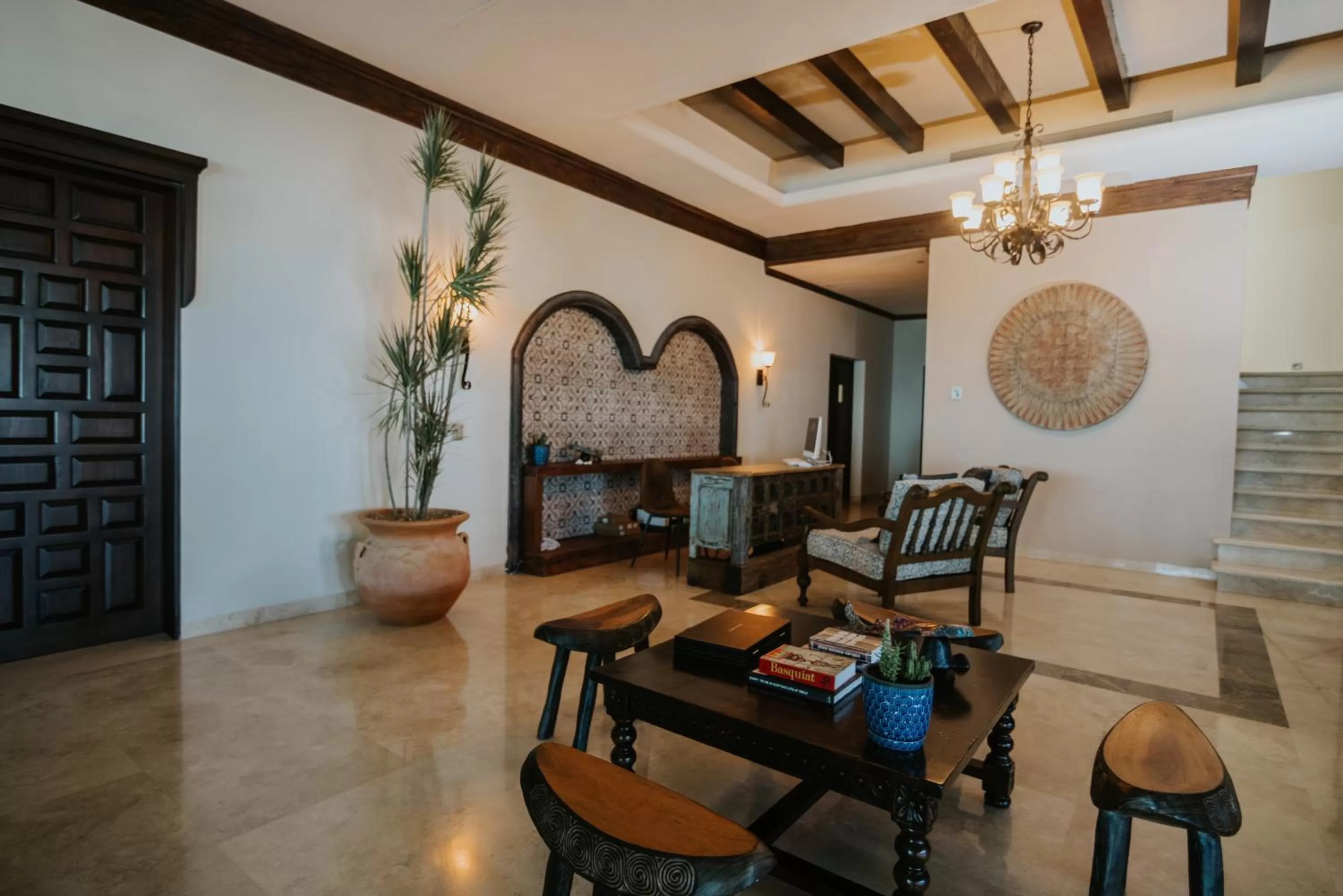 Lobby or reception in Orchid House Baja