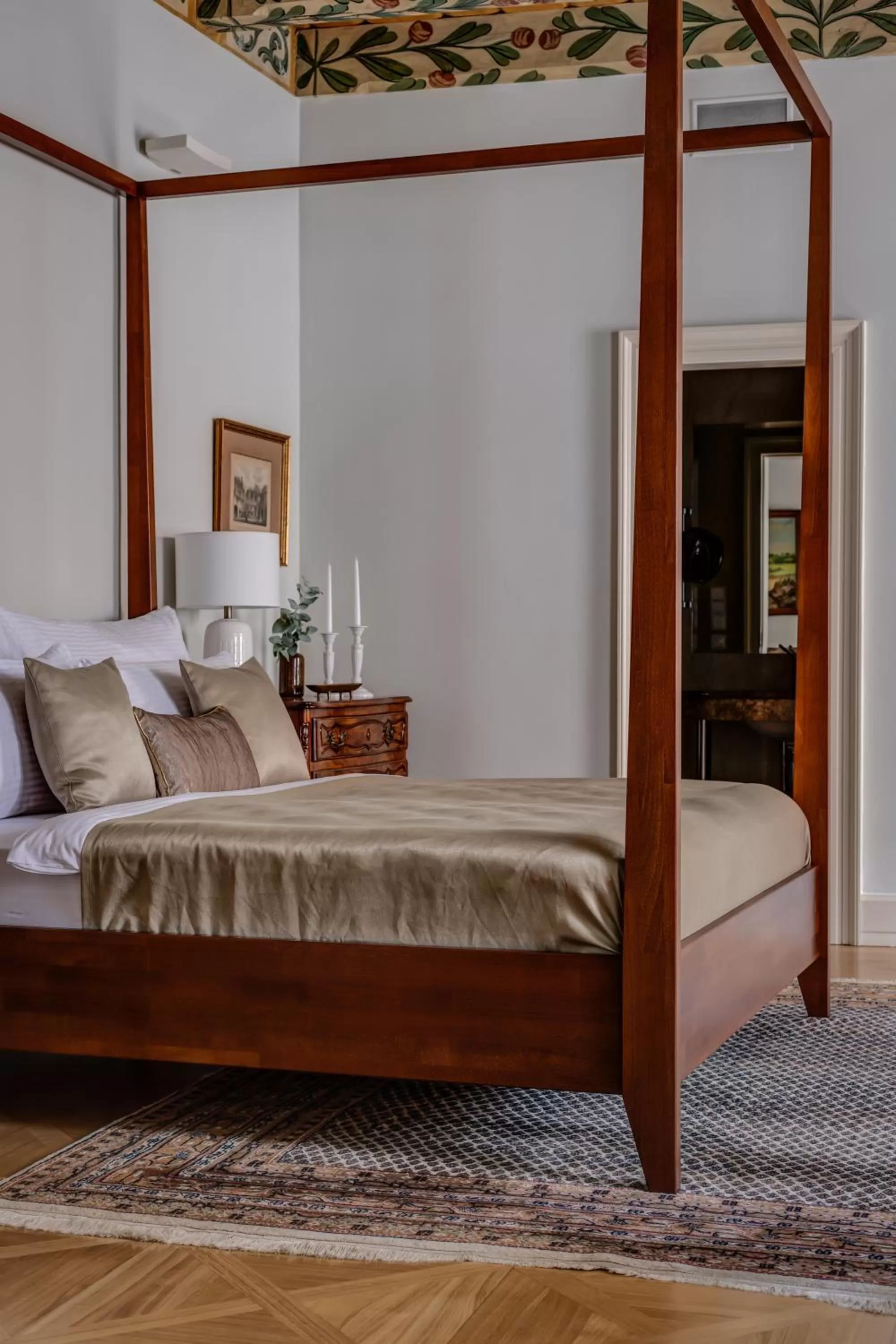 Bed in Hotel Nerudova 211