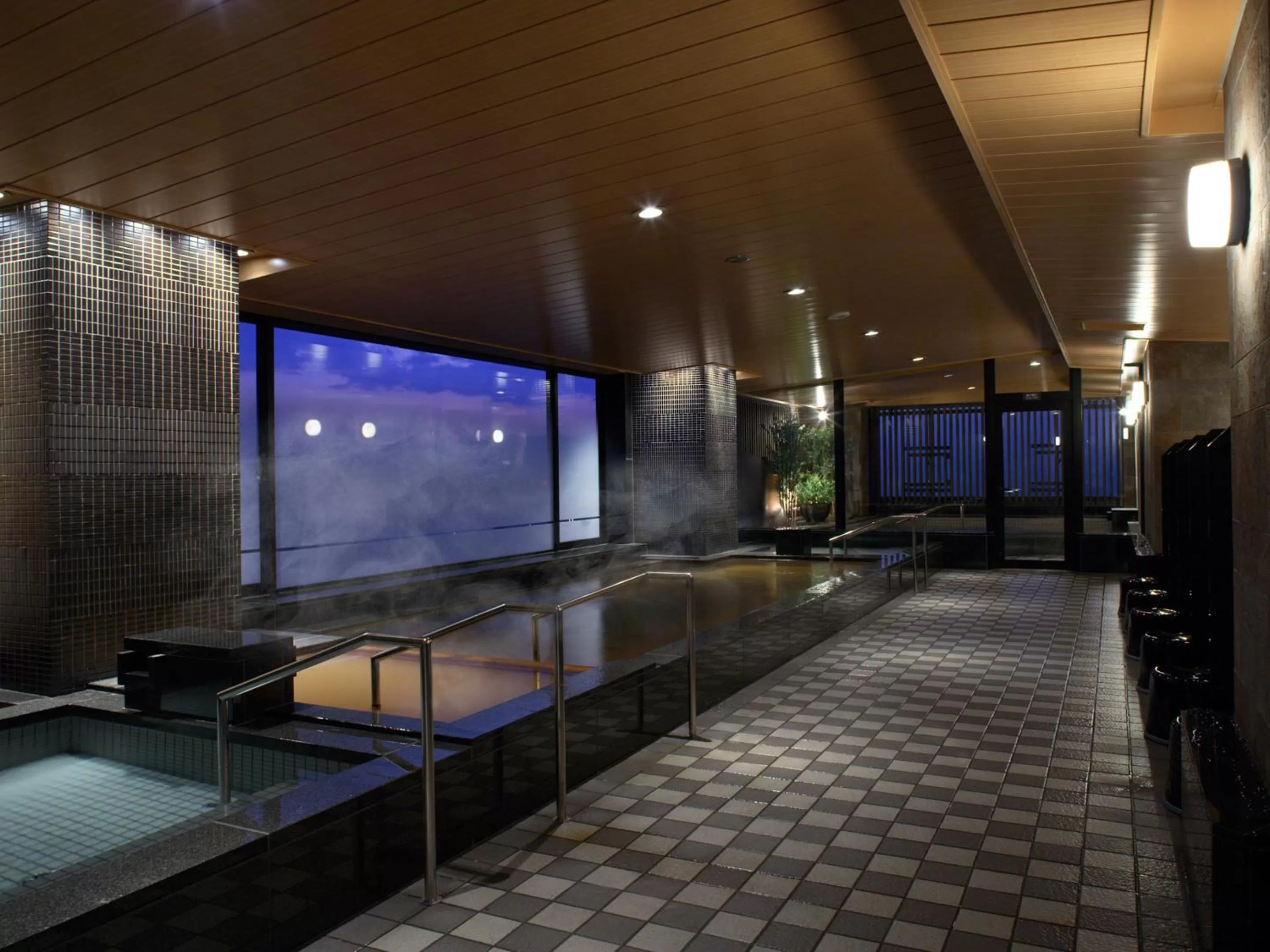 Hot Spring Bath in Hotel Monterey Kyoto