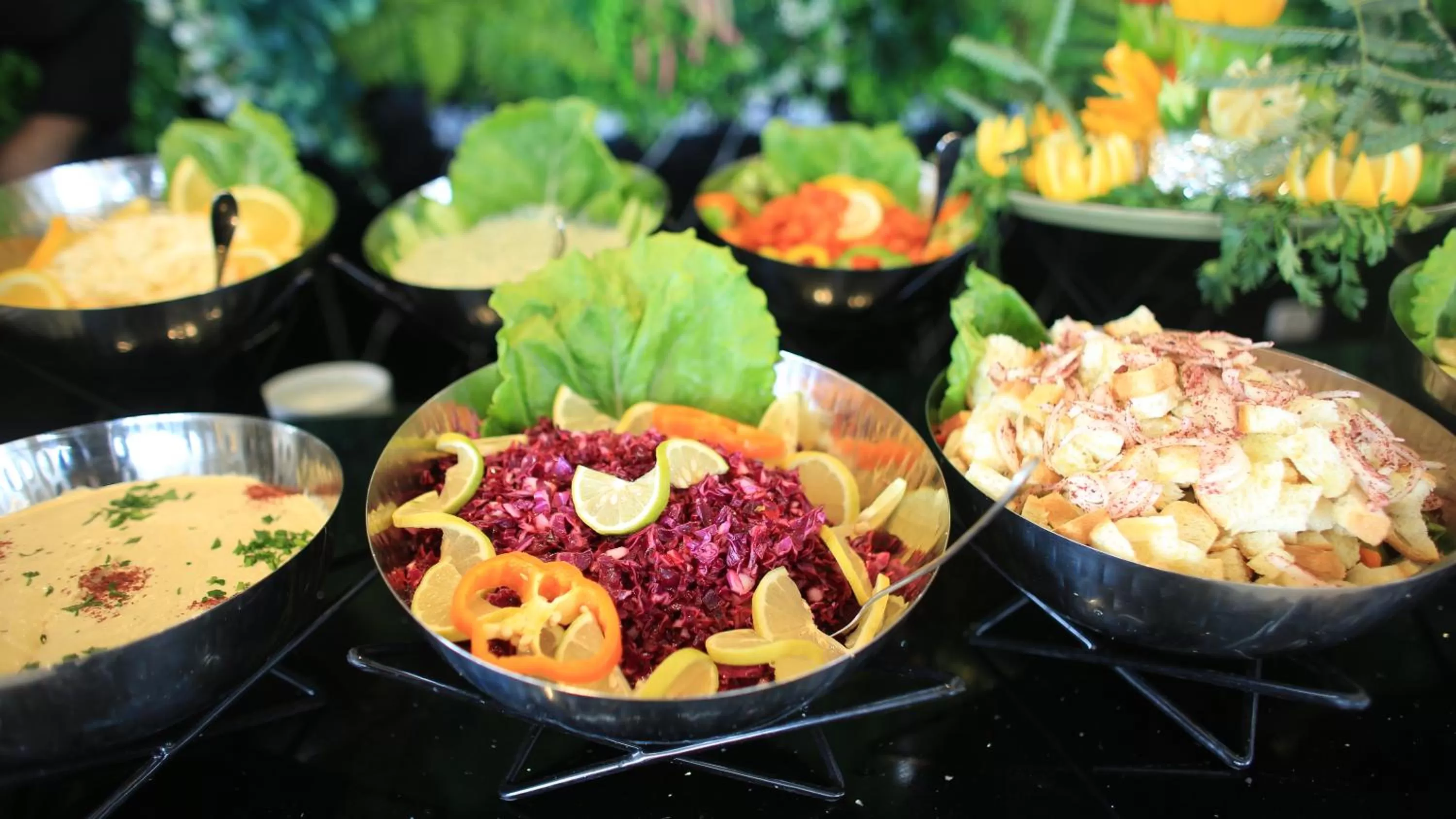 Food in Caesar Hotel Ramallah