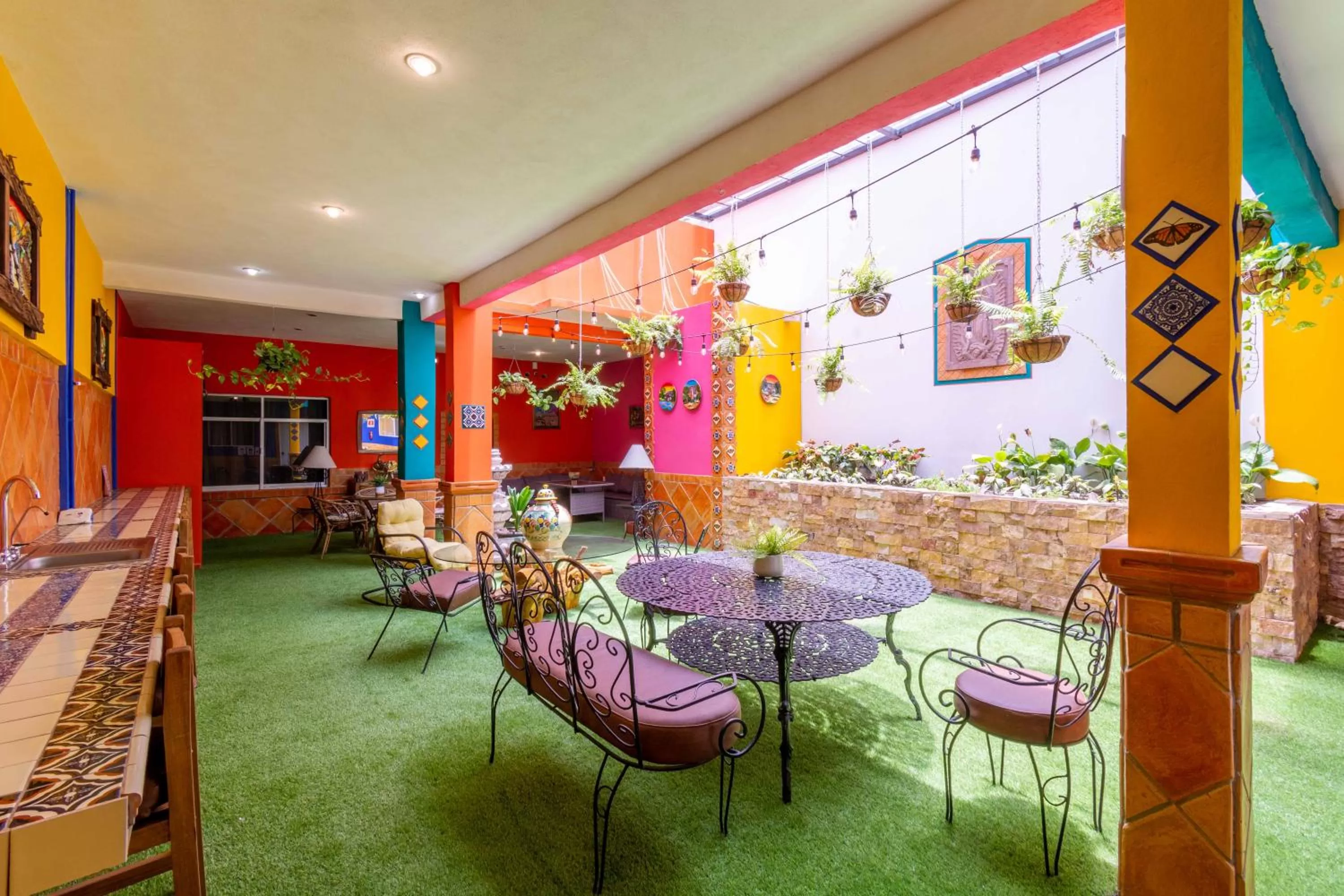 Patio in Hostería Casa Marquez