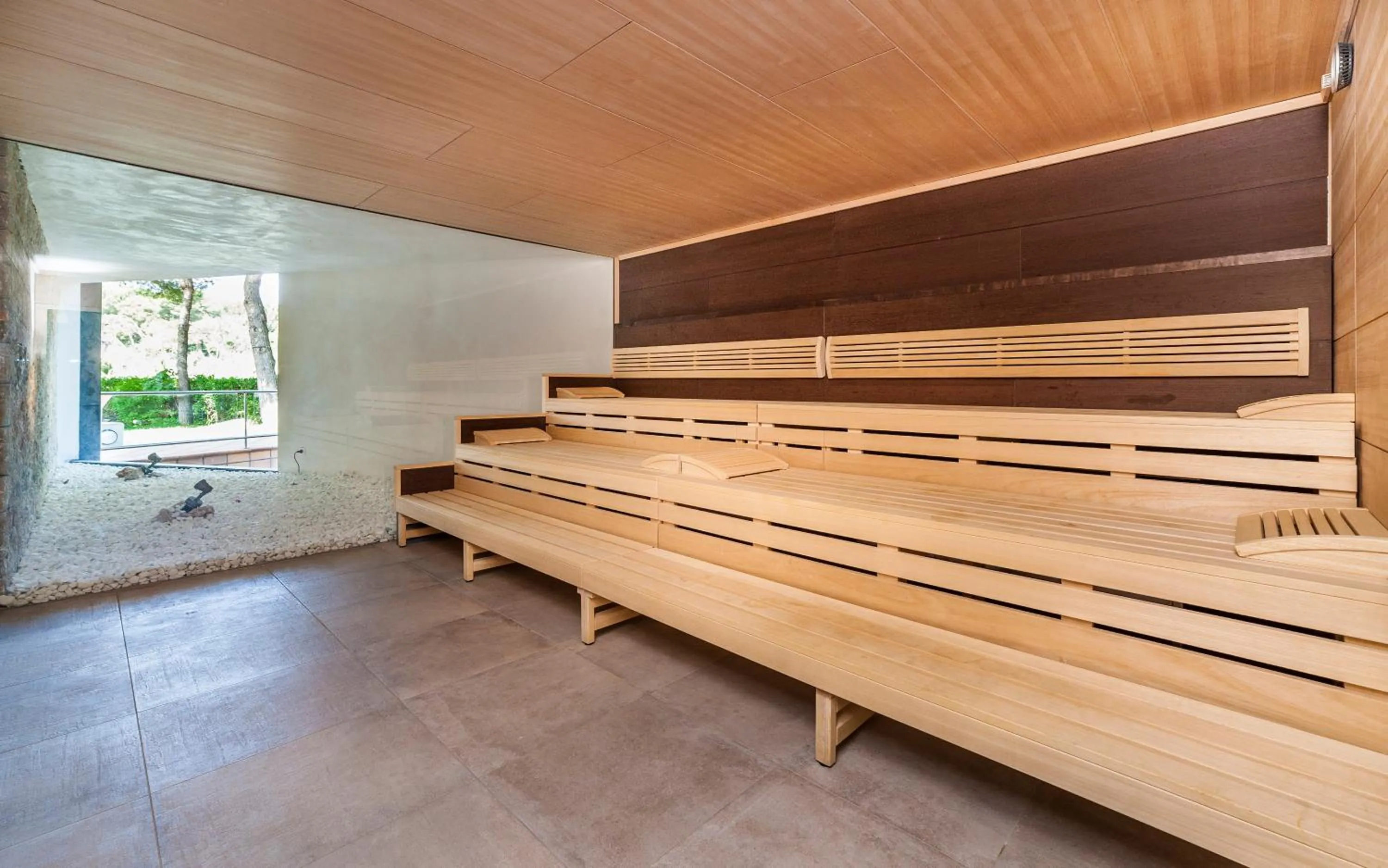 Sauna in Hotel Serrano Palace