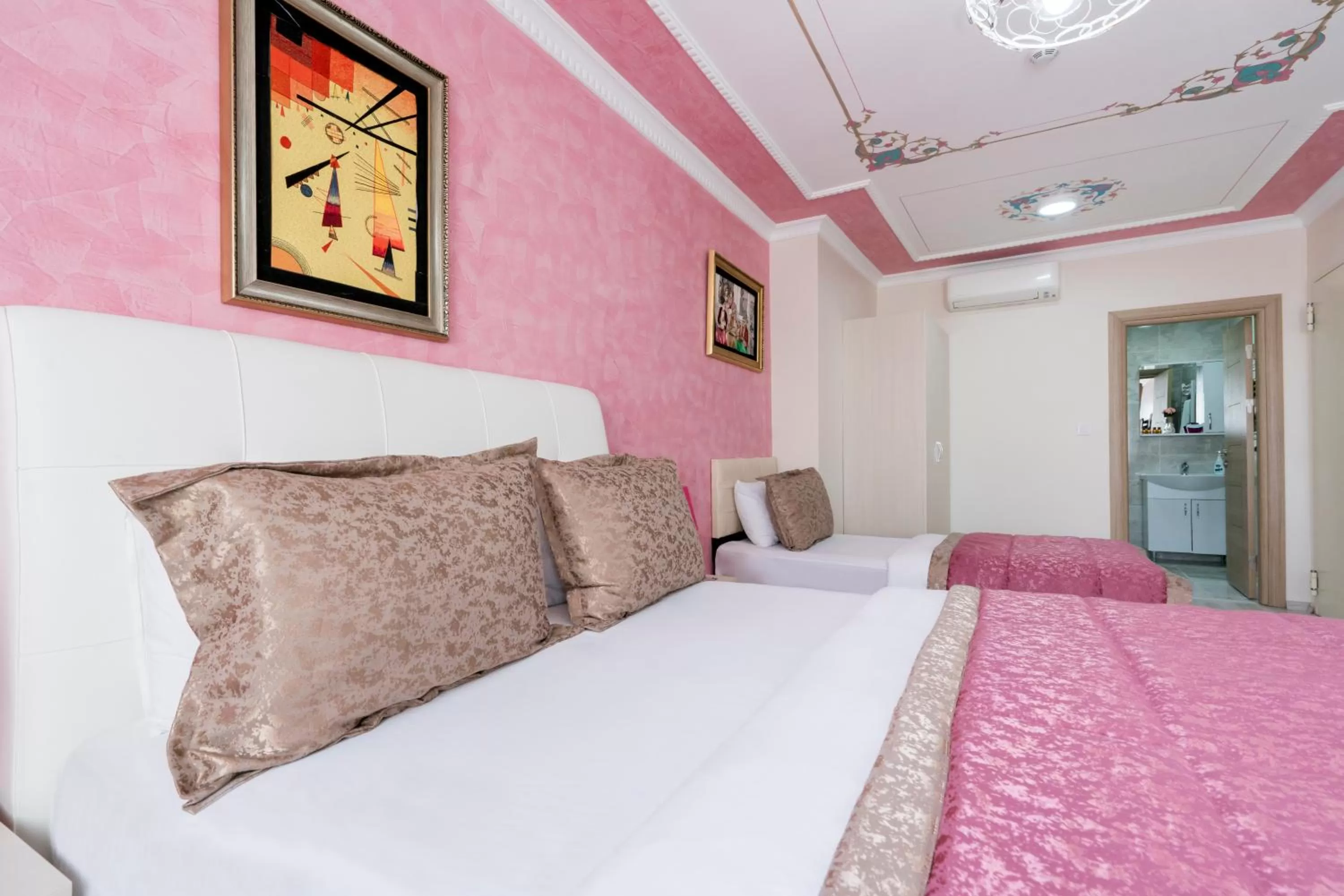 Decorative detail, Bed in ATAM HOTEL