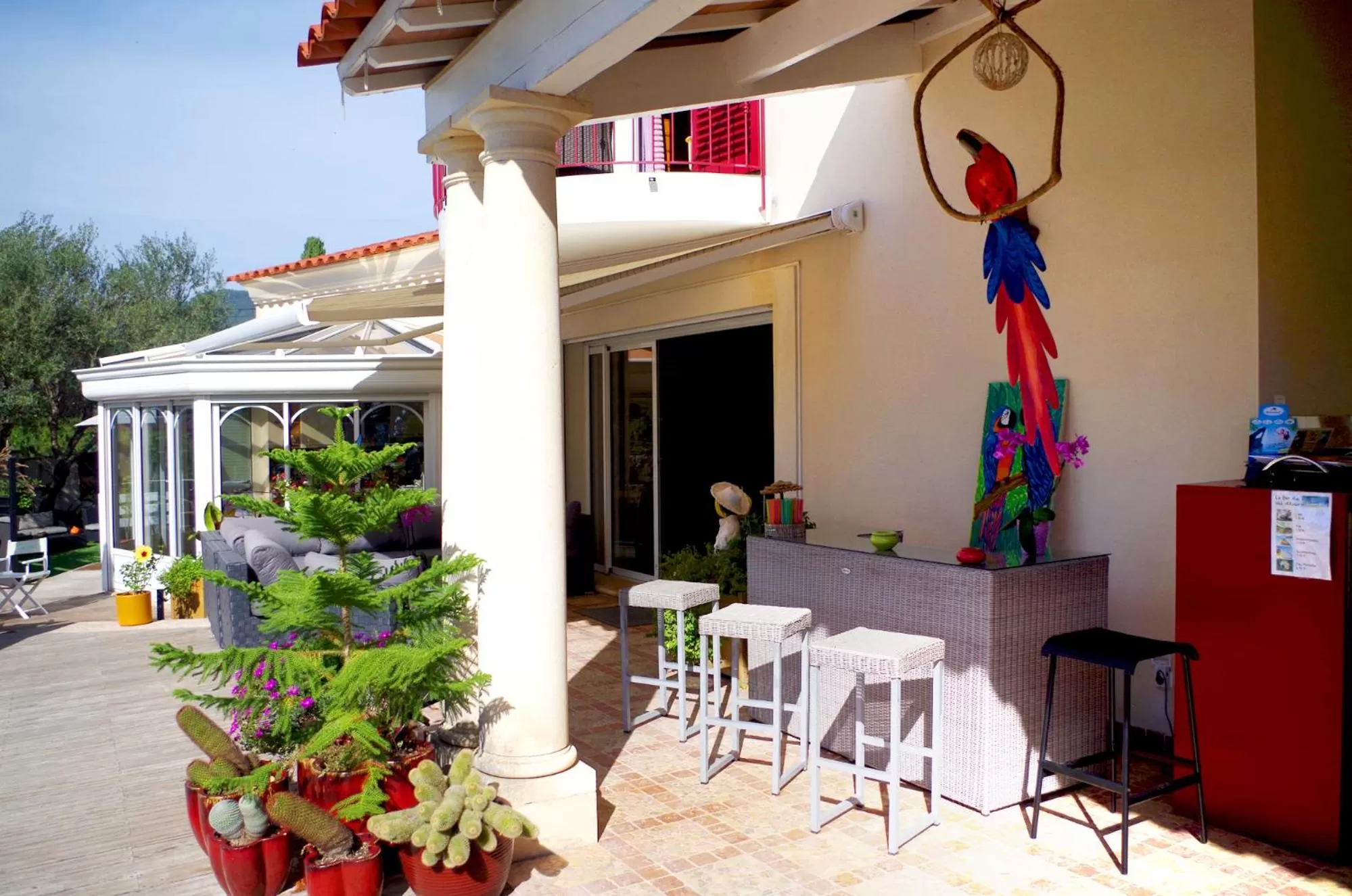 Balcony/Terrace in B&B Val D'azur