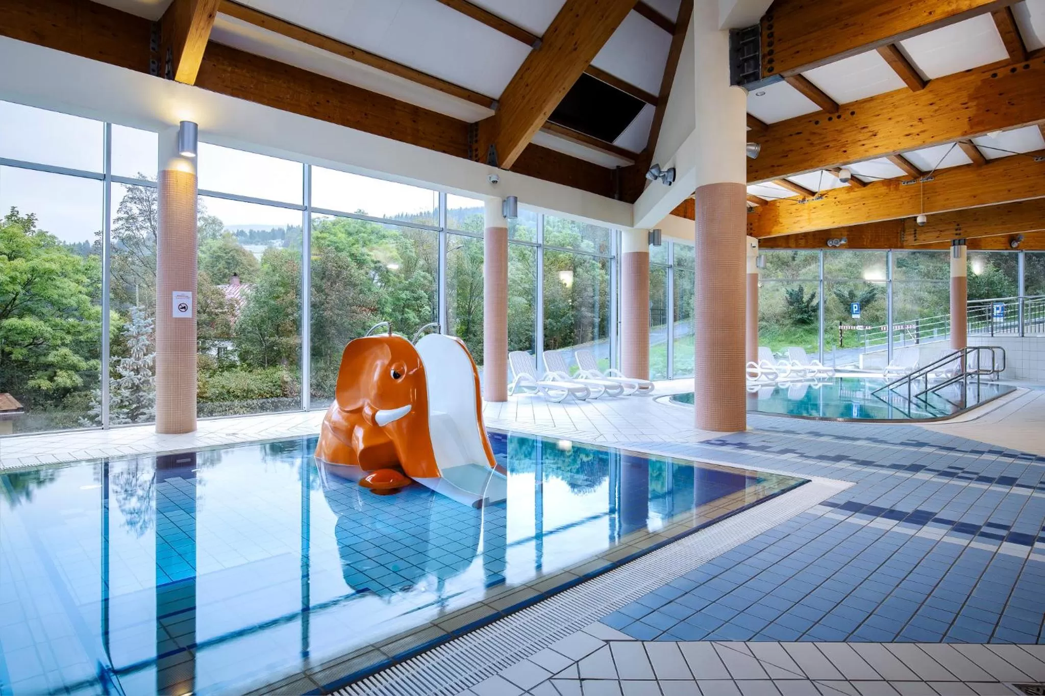 Swimming pool in Interferie Aquapark Sport Hotel Malachit