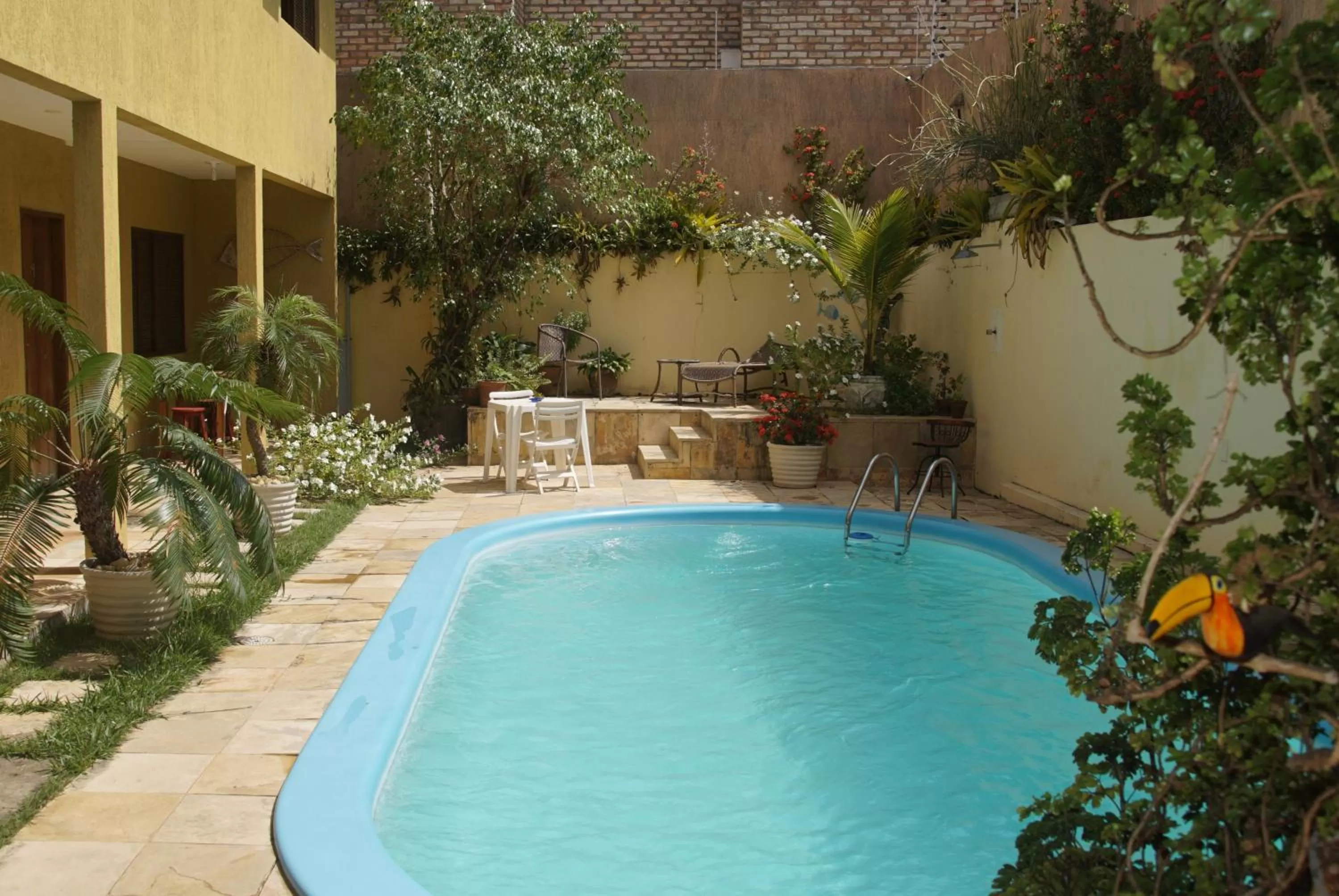 Pool view in Hospedaria Lua Raio de Sol