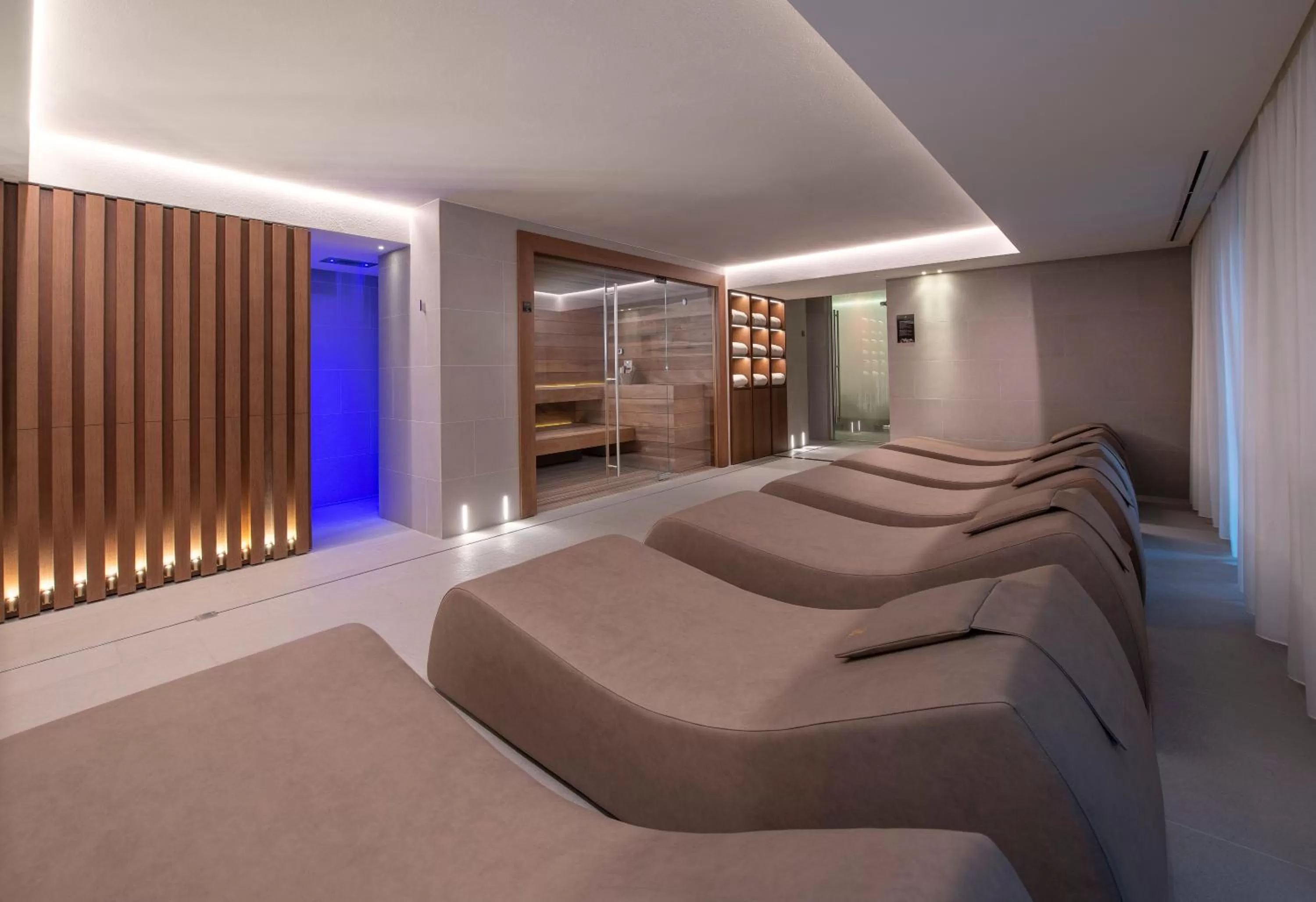 Sauna in Le Massif Hotel & Lodge Courmayeur The Leading Hotels of the World