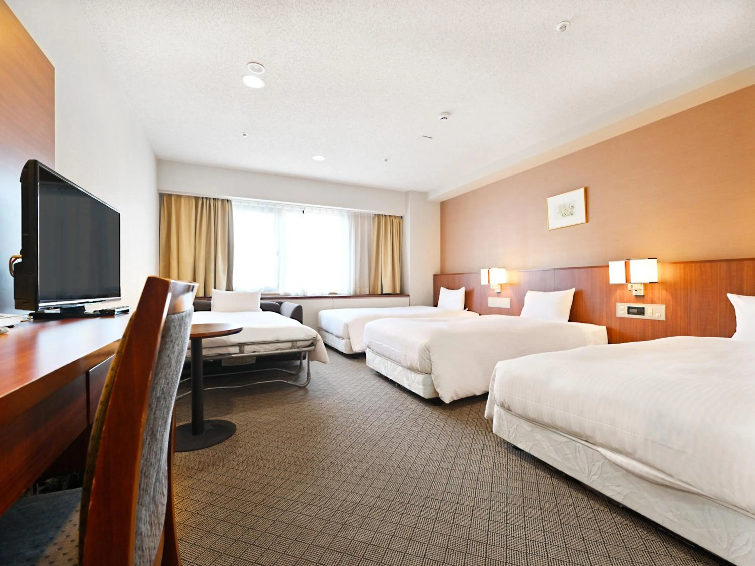 Bedroom, Bed in Hotel Abest Sapporo