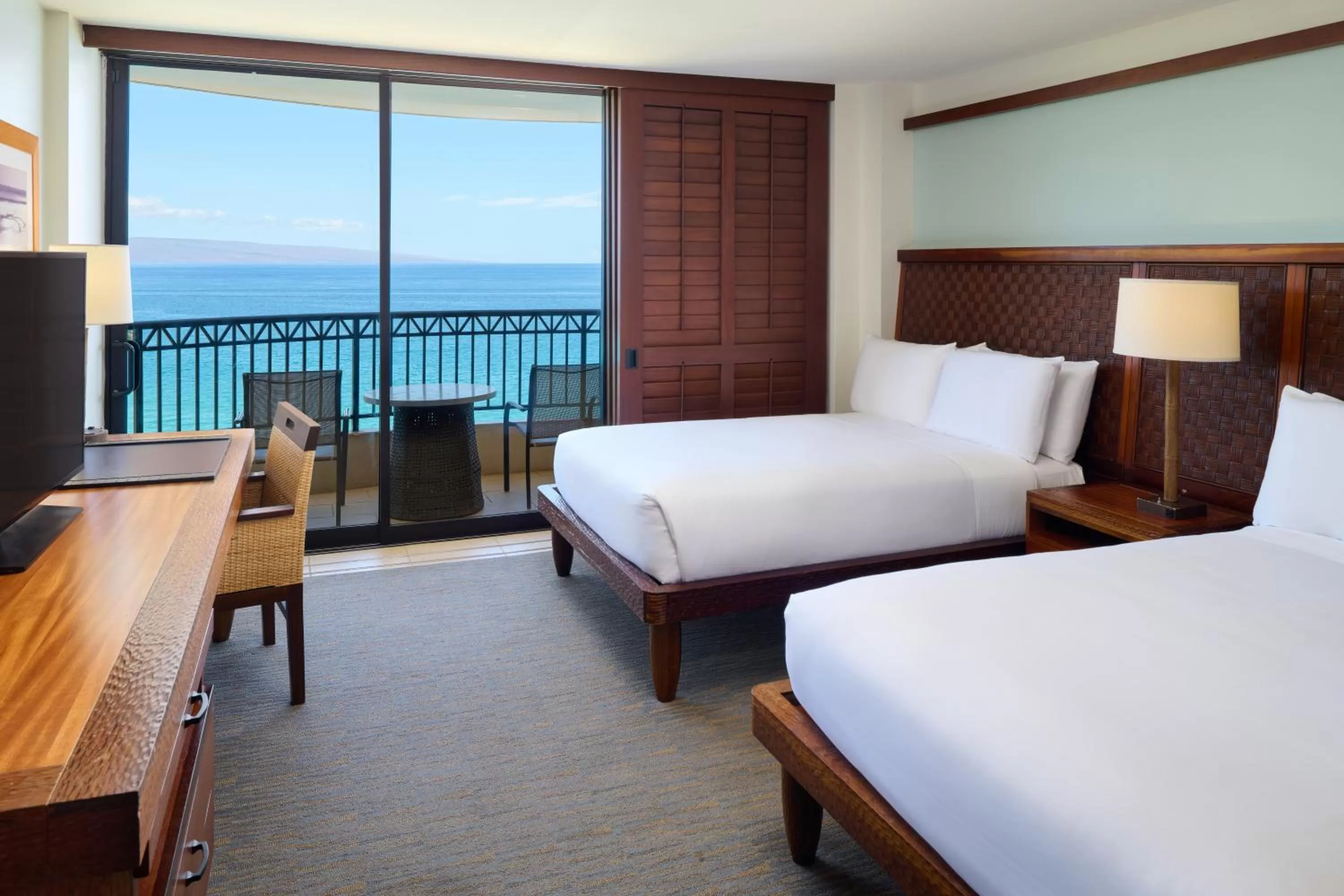 View (from property/room), Bed in Royal Lahaina Resort & Bungalows
