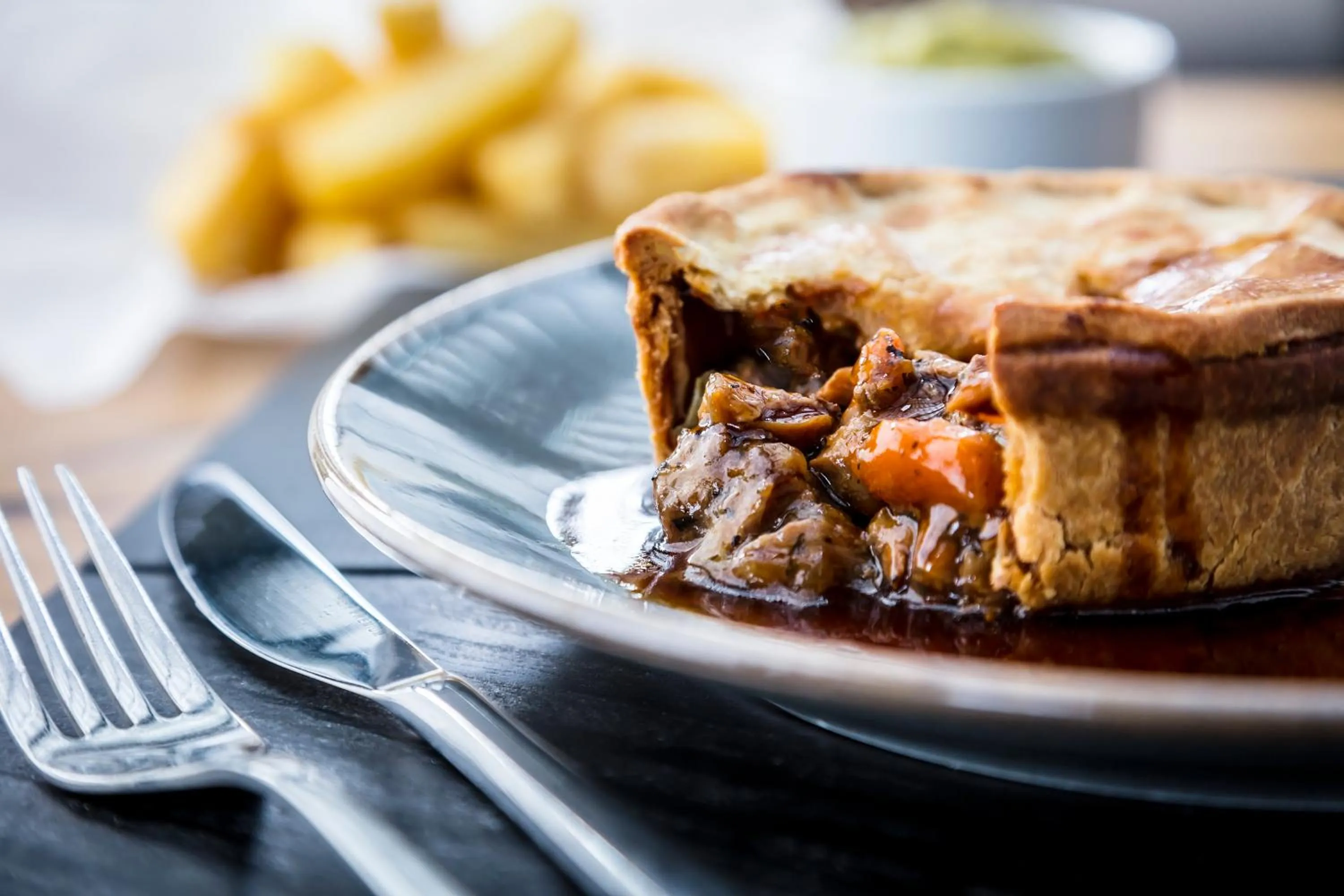 Food close-up in The Gamekeeper's Inn