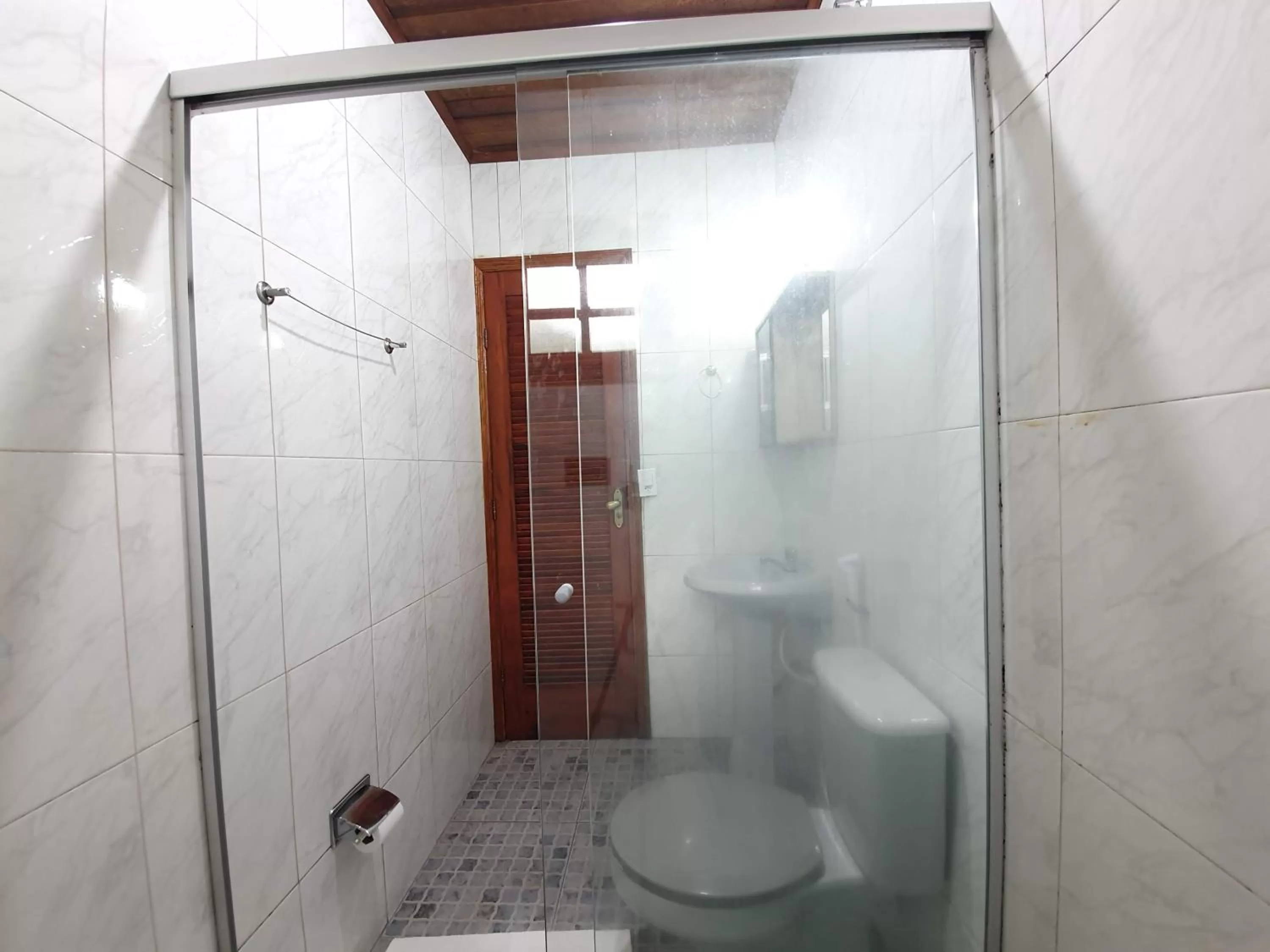 Bathroom in Pousada Canto do Curió Paraty