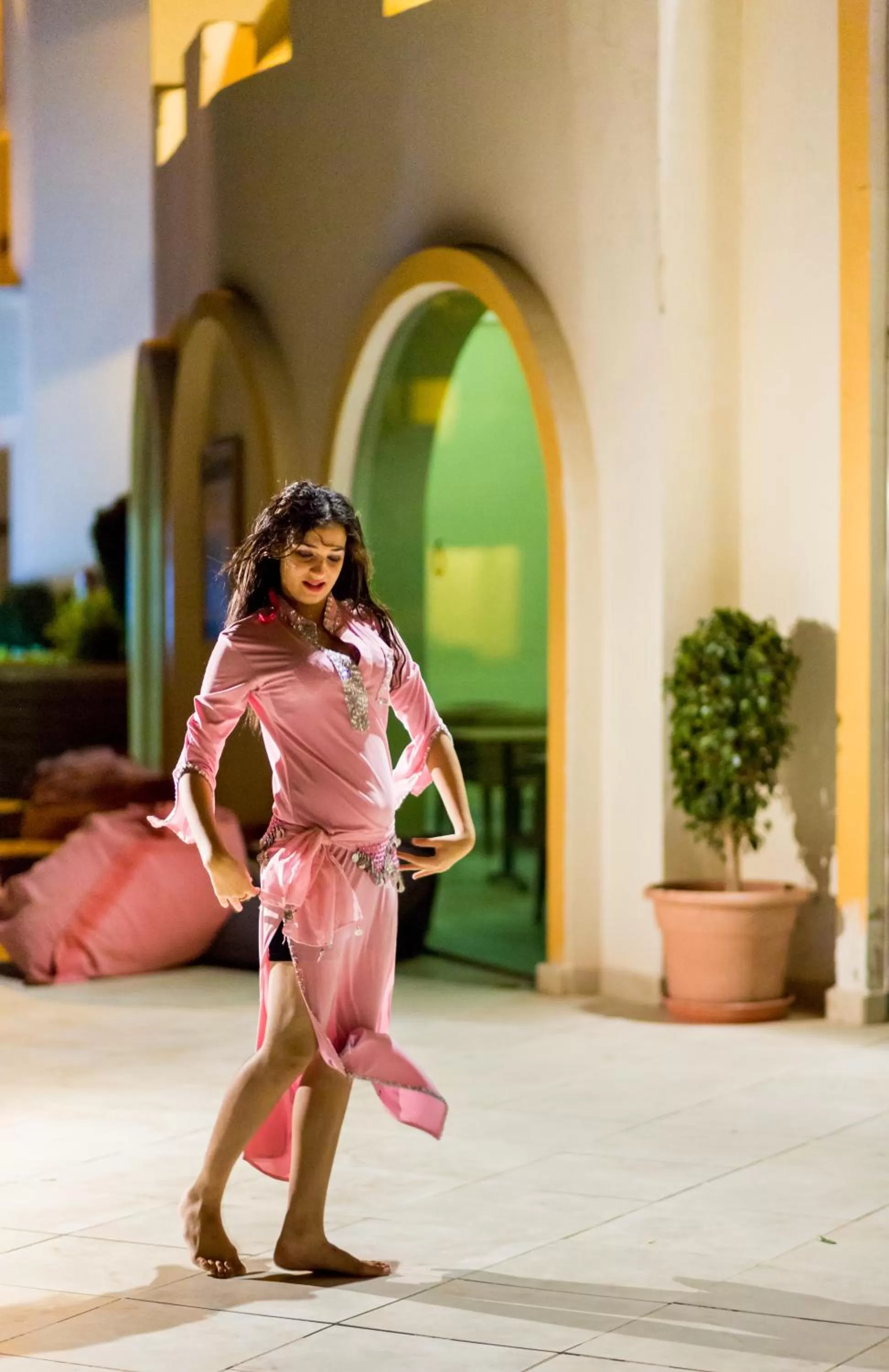 Evening entertainment in Coral Sun Beach