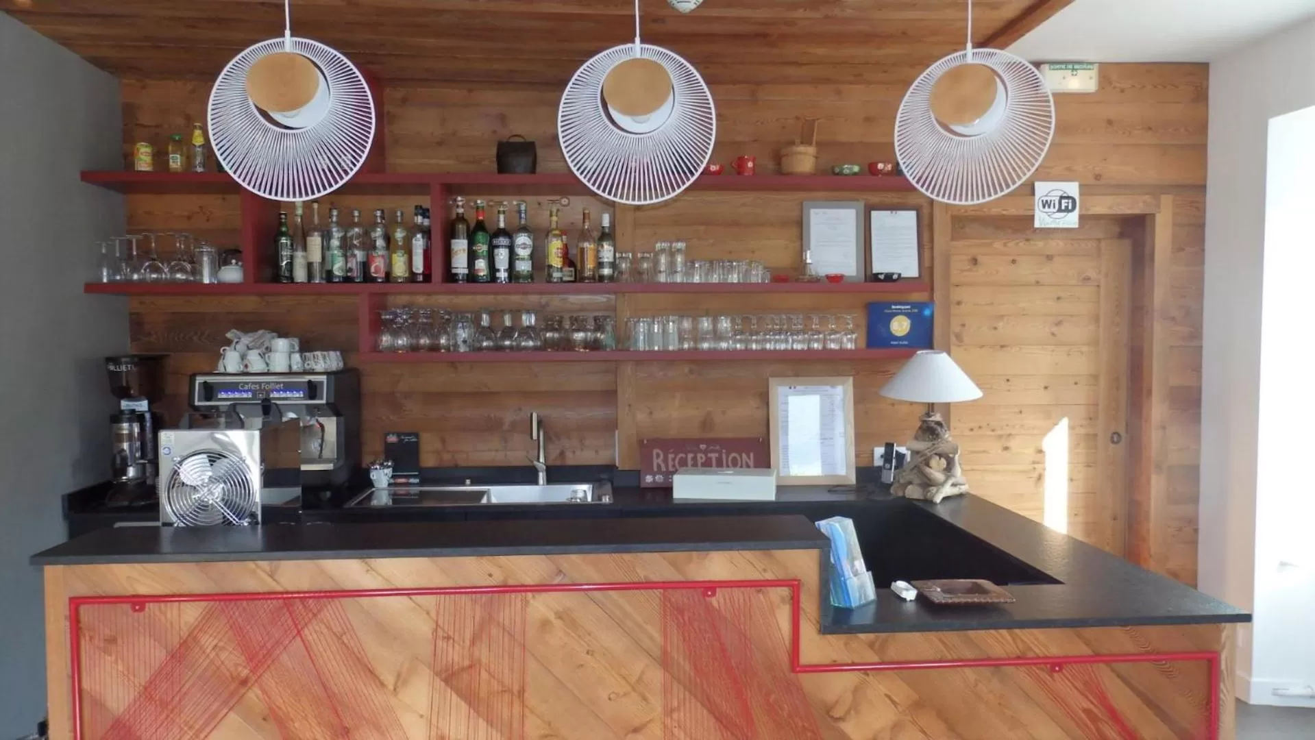 Lobby or reception in Hôtel Viallet