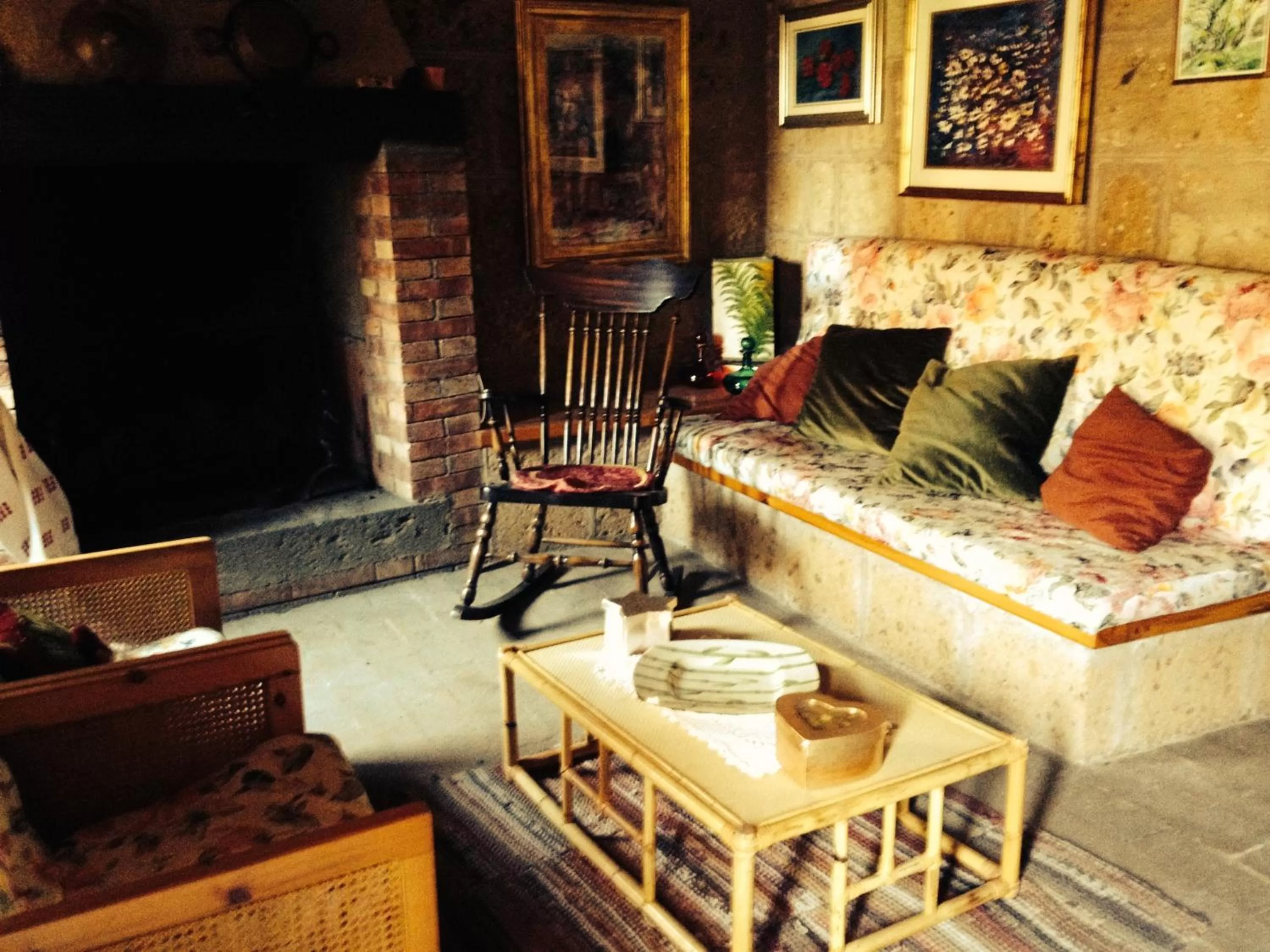 Living room in Civita B&B