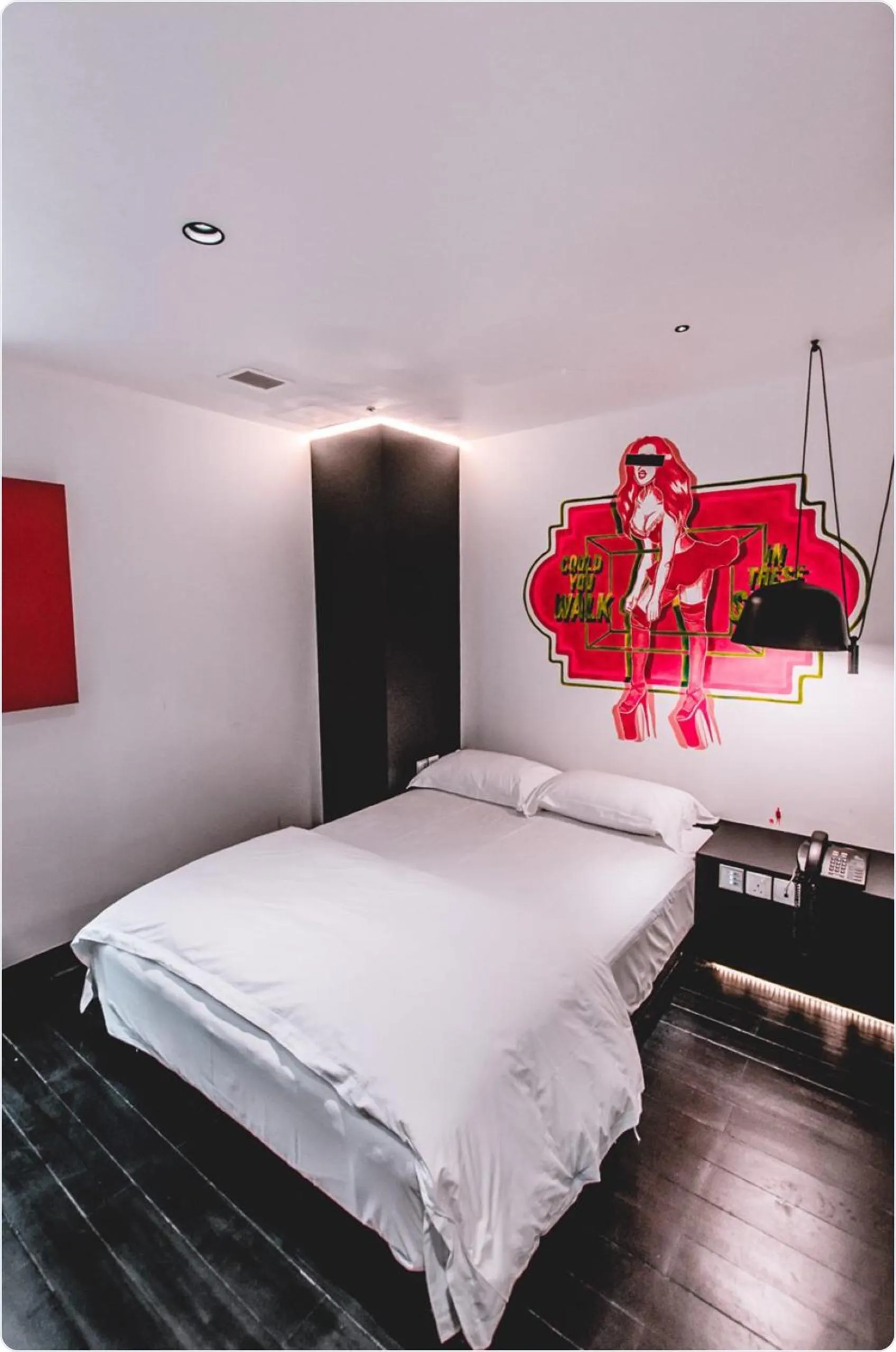 Decorative detail, Bed in Hi Hotel