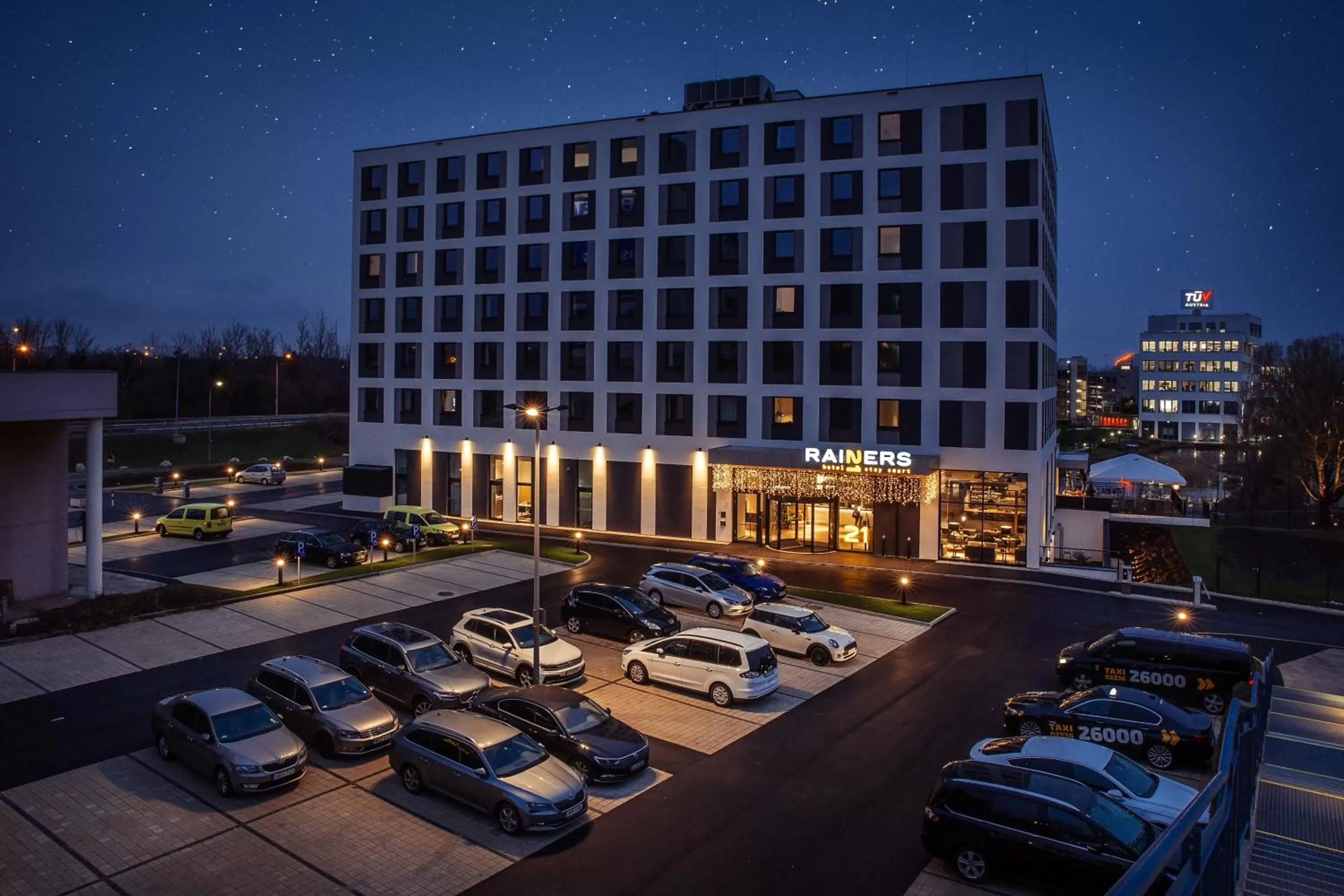 On site in Hotel Rainers21