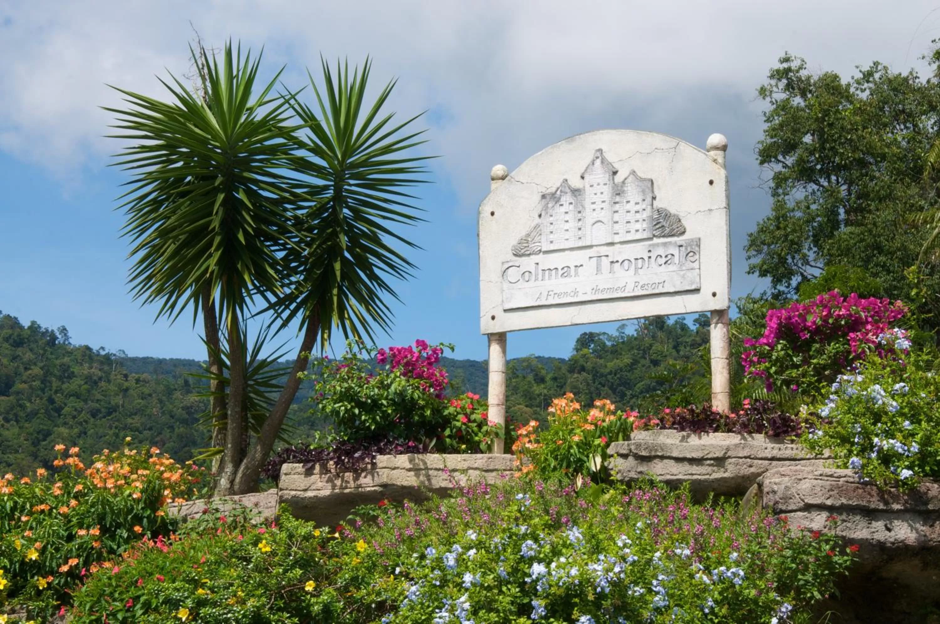 Decorative detail in Colmar Tropicale