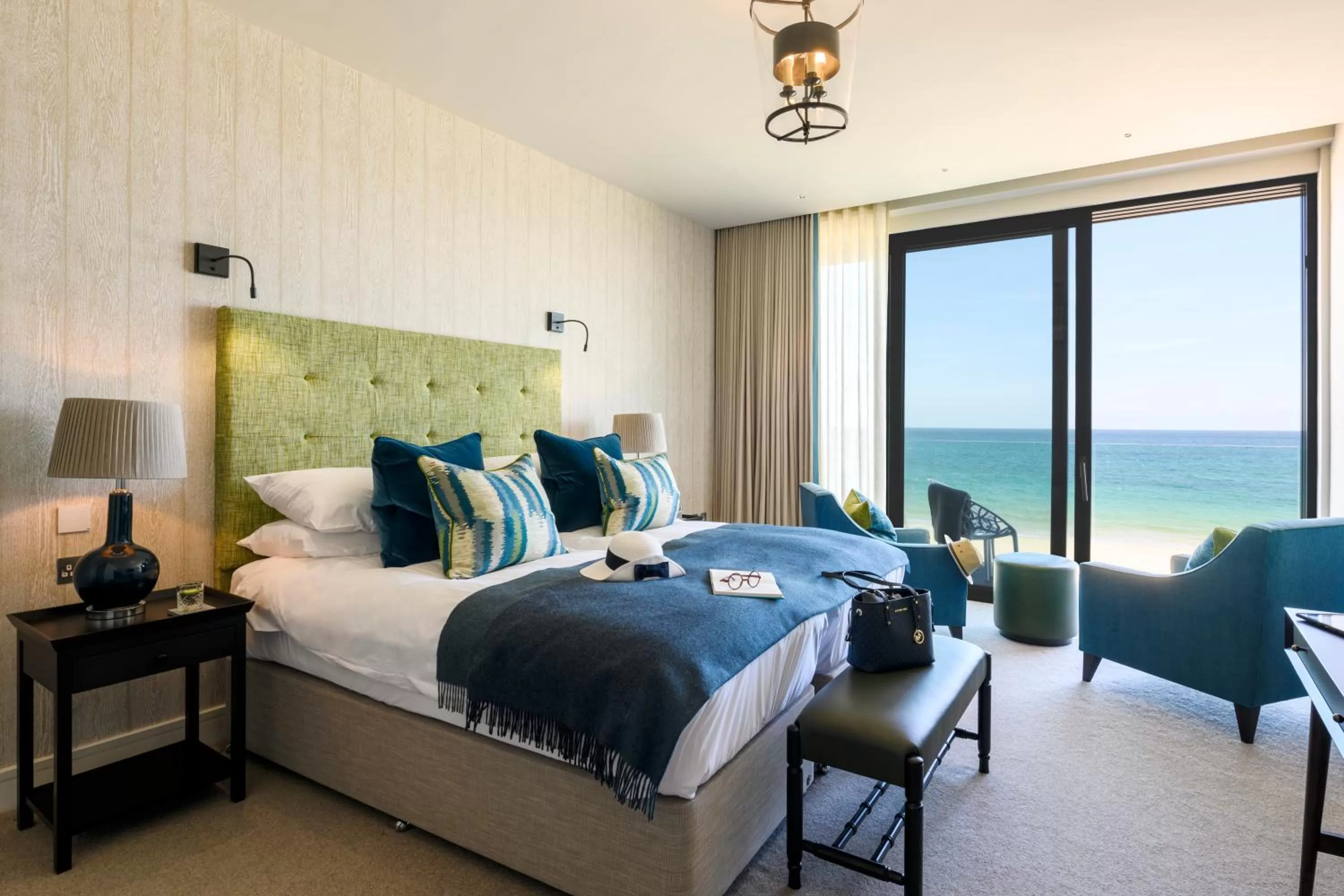 Bed in Carbis Bay and Spa Hotel