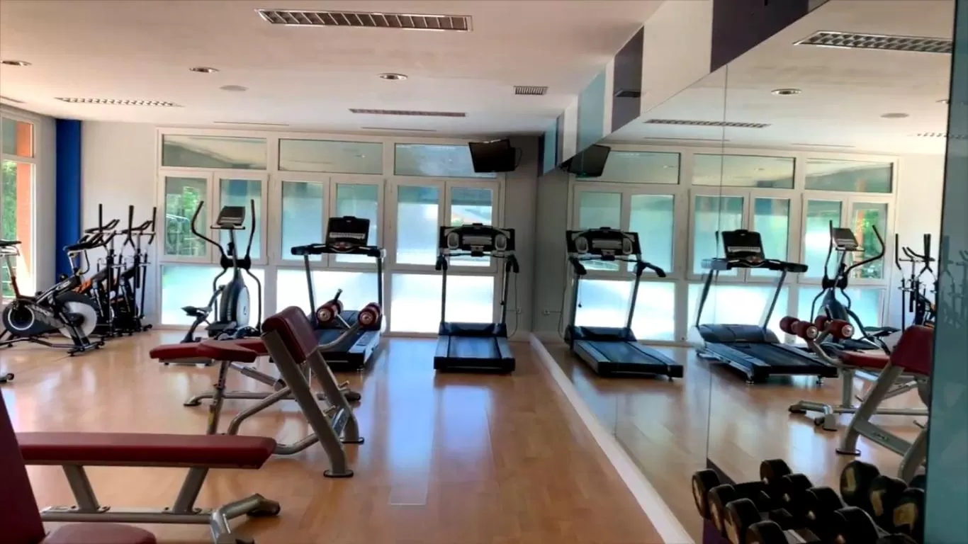 Fitness centre/facilities in Hotel Lasa Sport