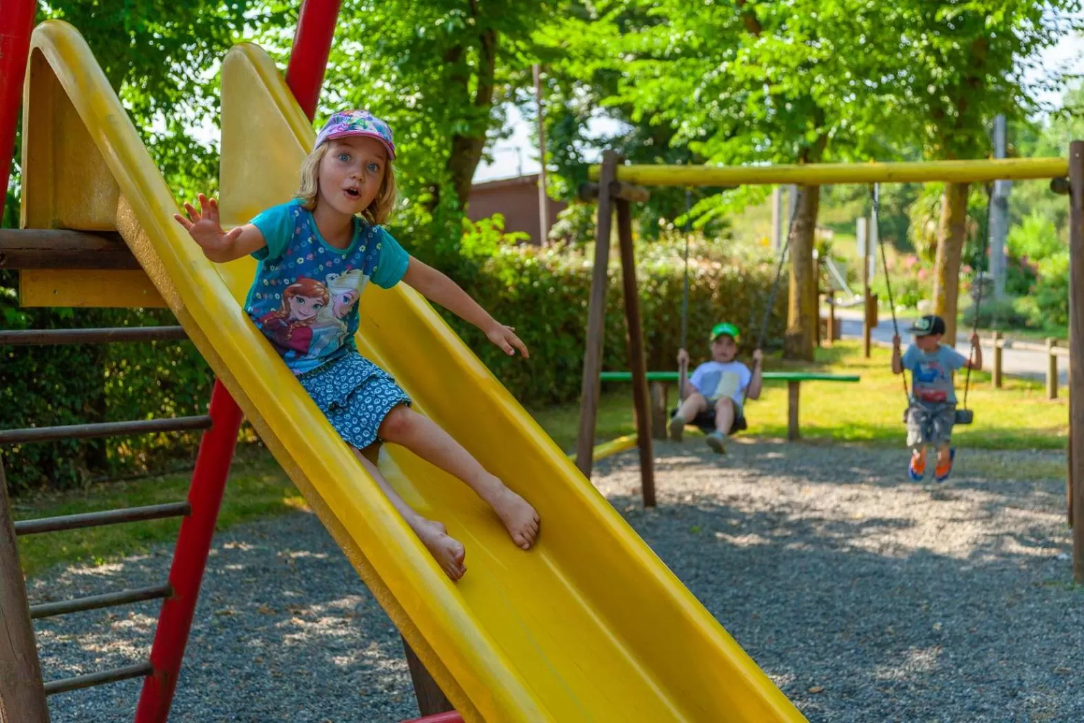 Children play ground, Children in Le Moulin