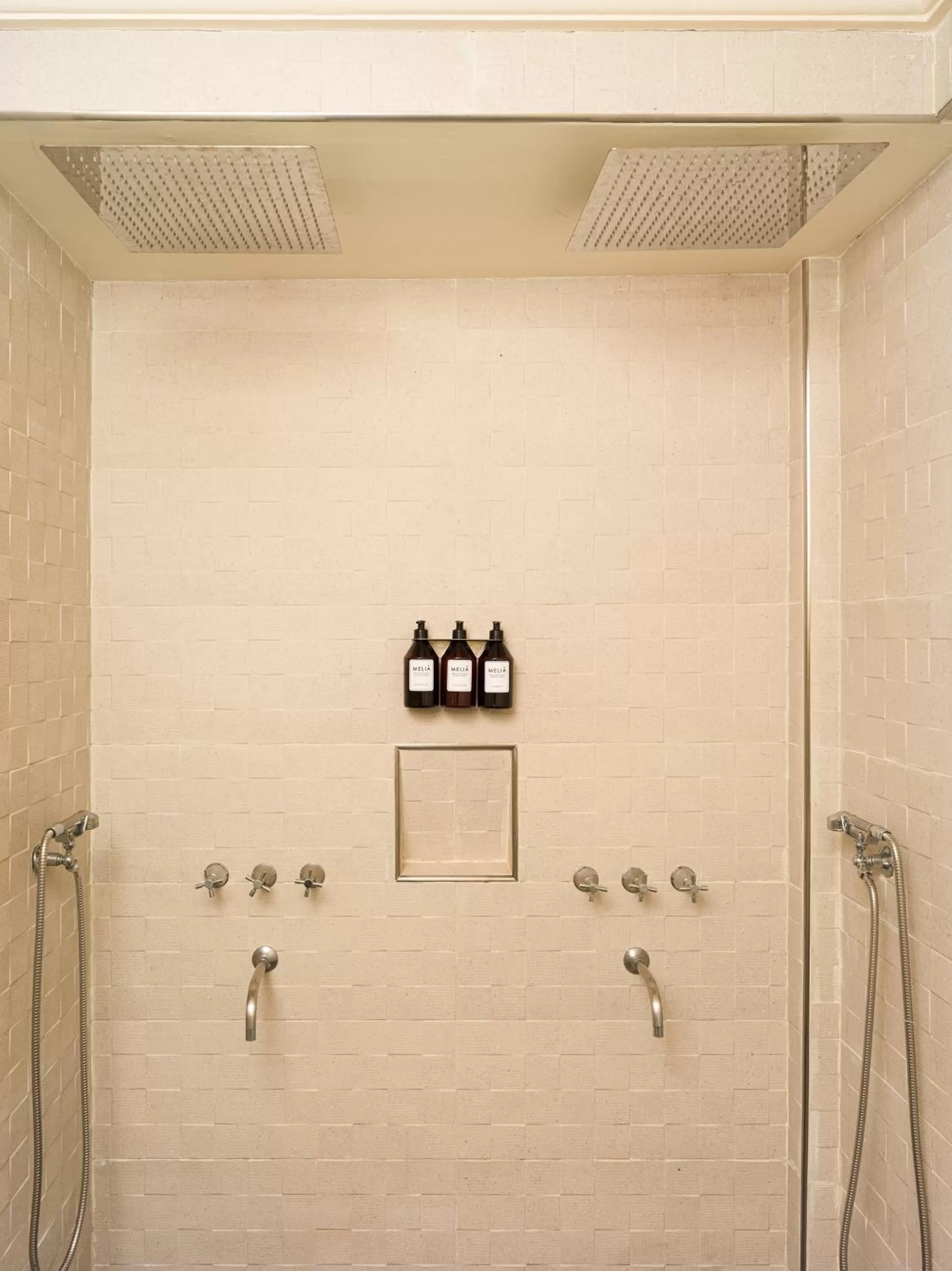 Shower in Melia Recoleta Plaza Hotel