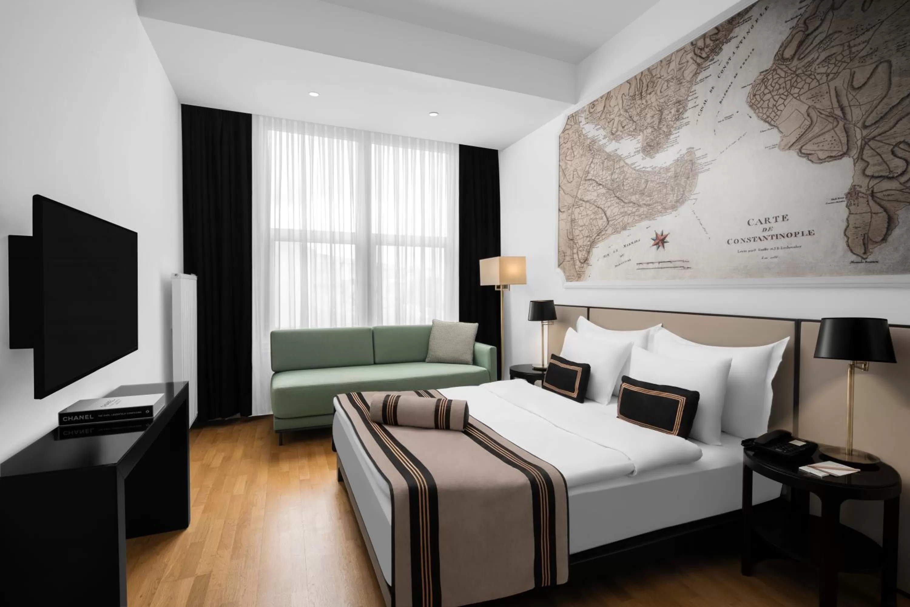 Bed in AKKA Lush Hotel Taksim