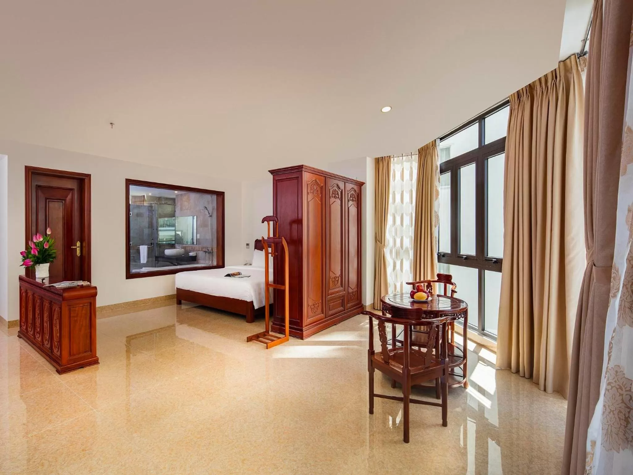 Photo of the whole room, Bed in Red Sun Nha Trang Hotel