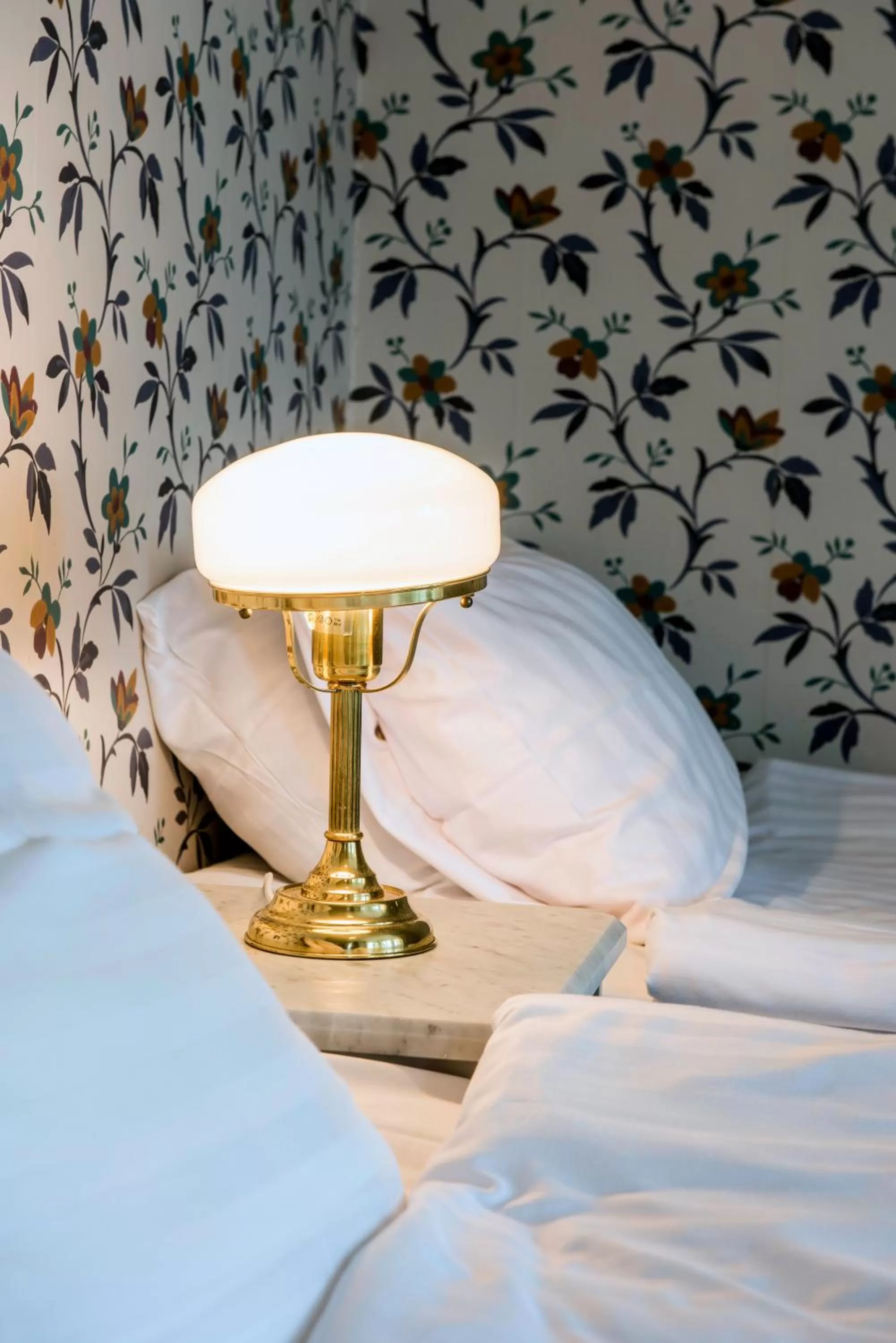 Decorative detail, Bed in Hotel Bellevue