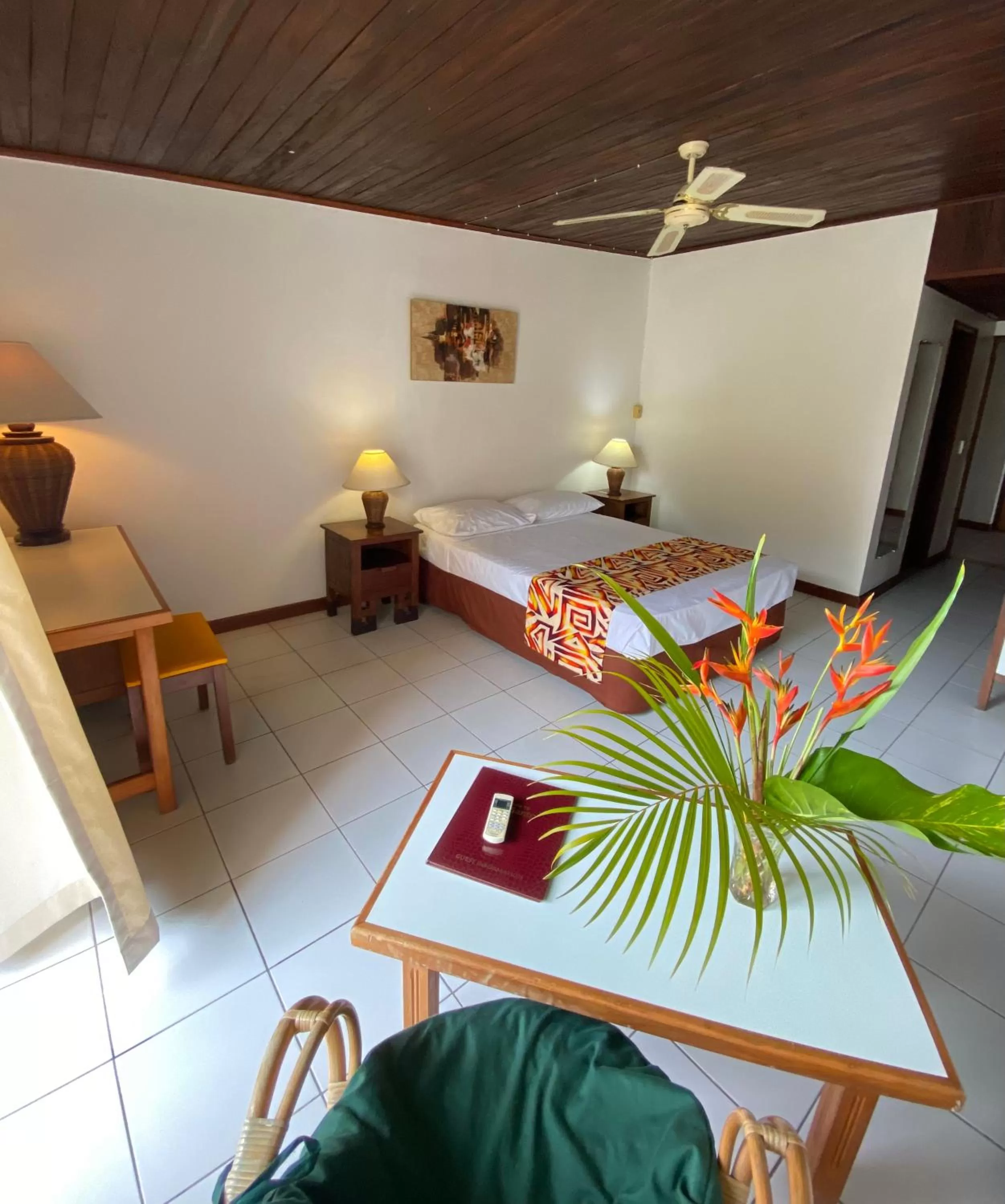 Seating area in Hotel Santo Vanuatu