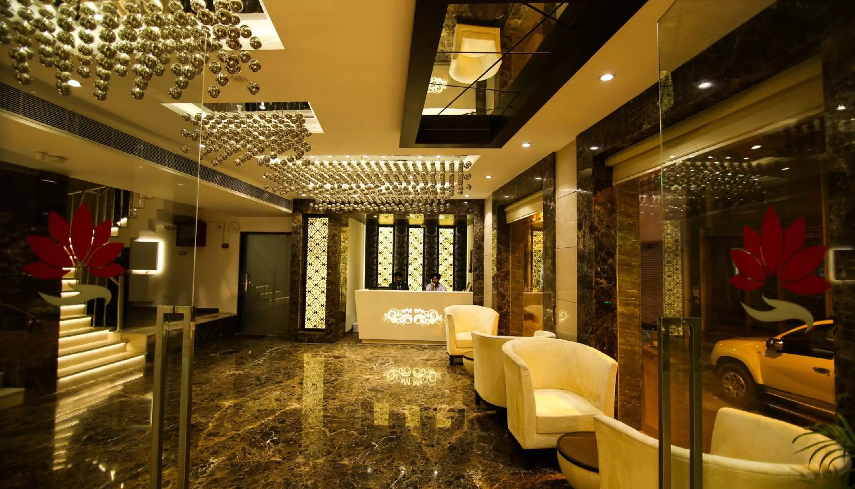 Lobby or reception in Hotel The Prime Balaji Deluxe, City Centre, With Free Airport Pickup