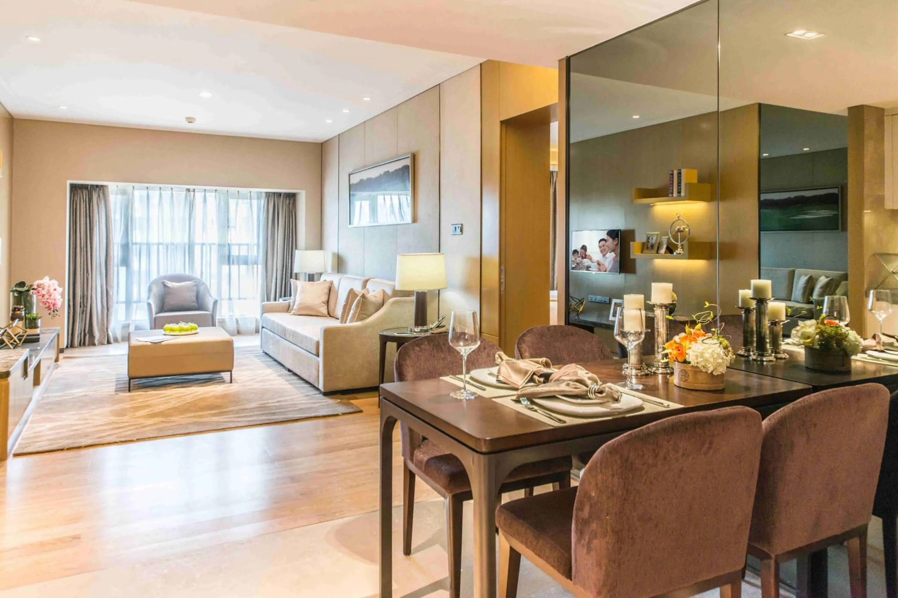 Living room in Somerset Grandview Shenzhen