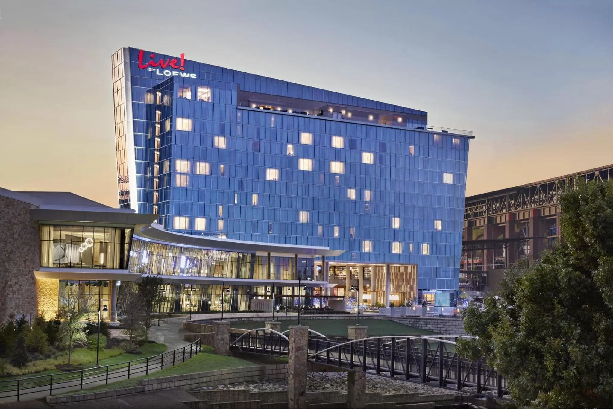 Property building in Live! by Loews - Arlington, TX