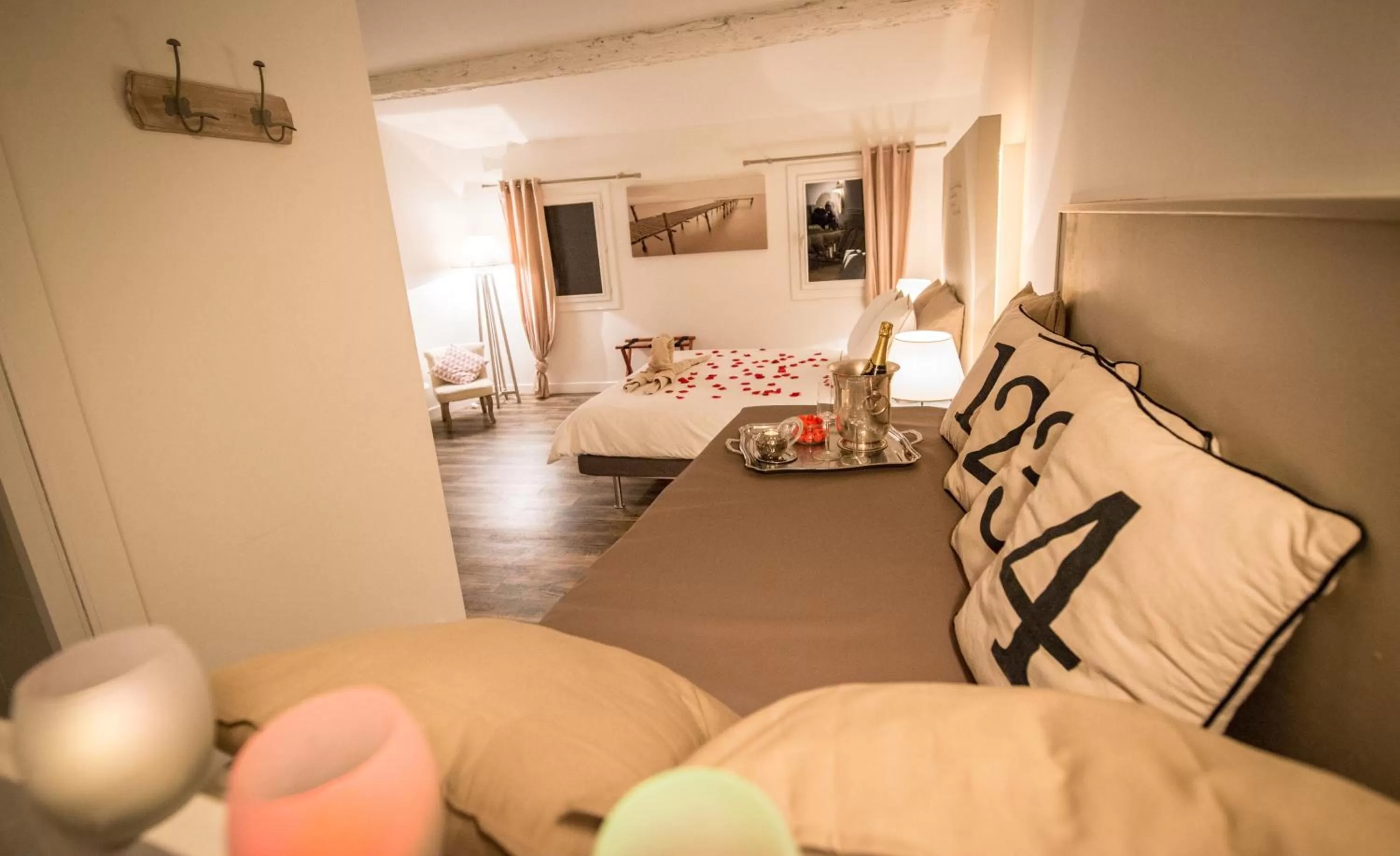 Photo of the whole room, Bed in La Maison Gustave