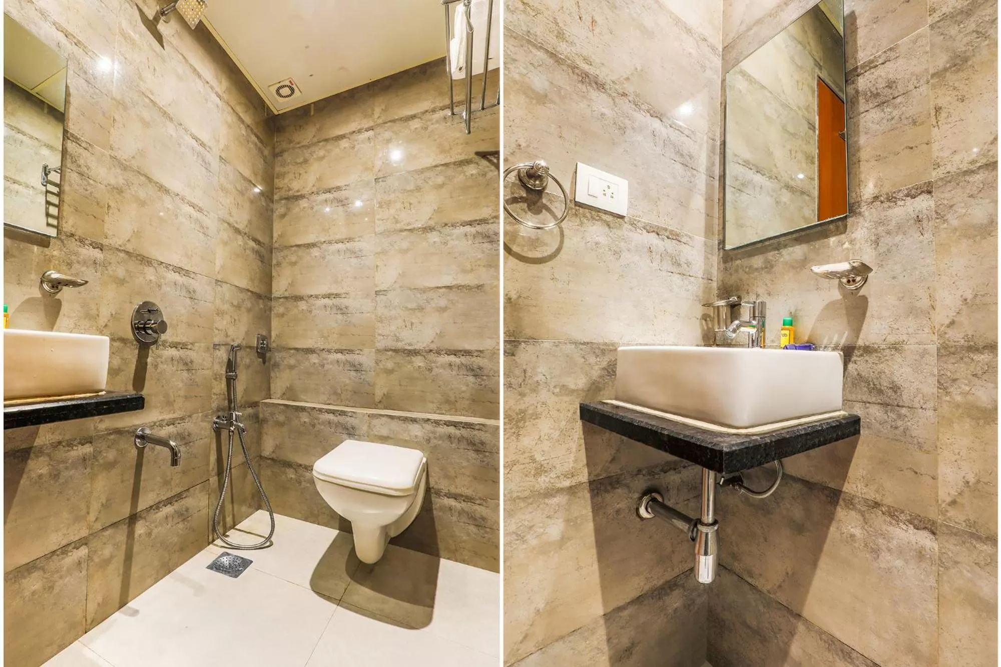 Bathroom in FabHotel Liwa International - Nr Mumbai International Airport