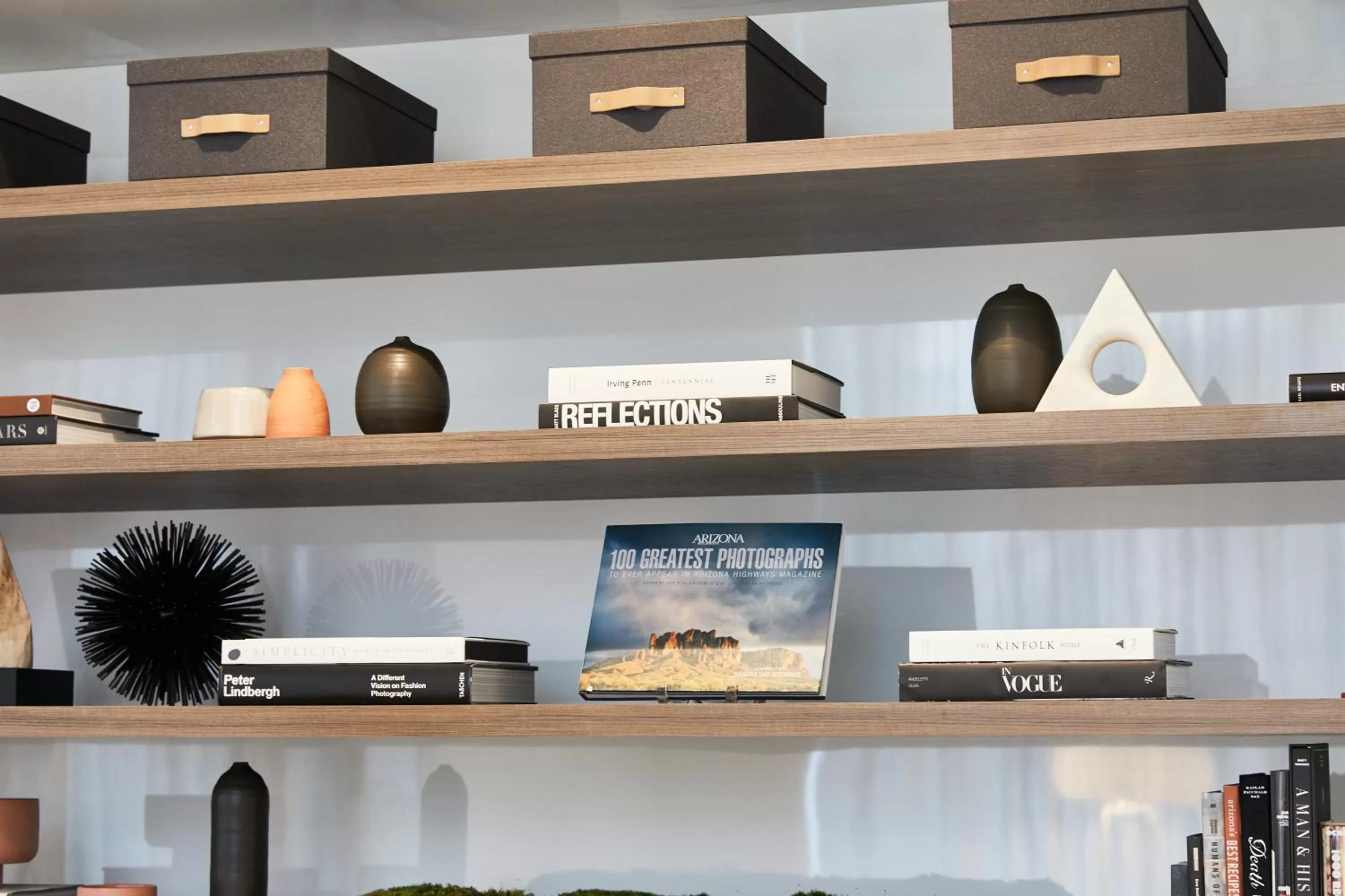 Junior Suite with king bed, sofa and pool view in AC Hotel Phoenix Biltmore