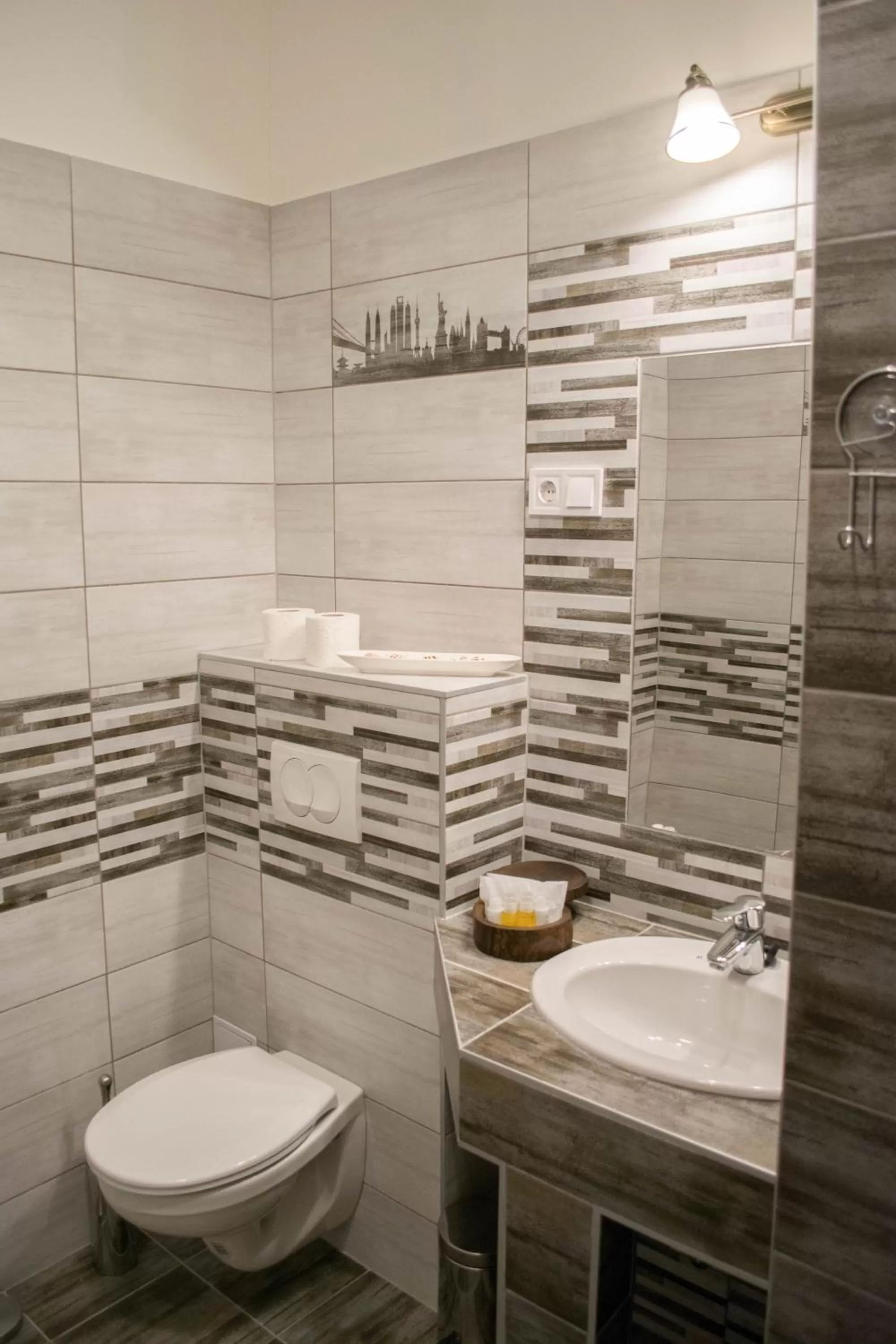 Bathroom in Petra Hotel