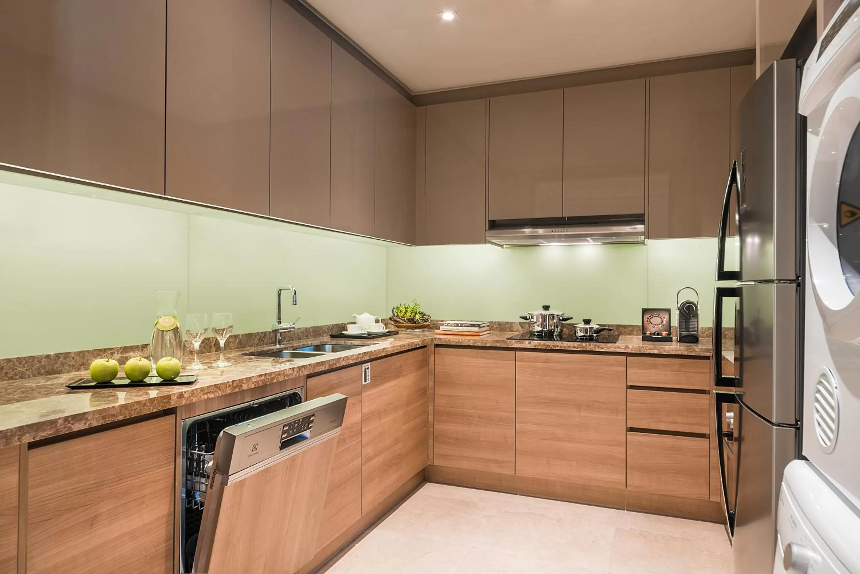 Kitchen or kitchenette in Ascott Bonifacio Global City Manila