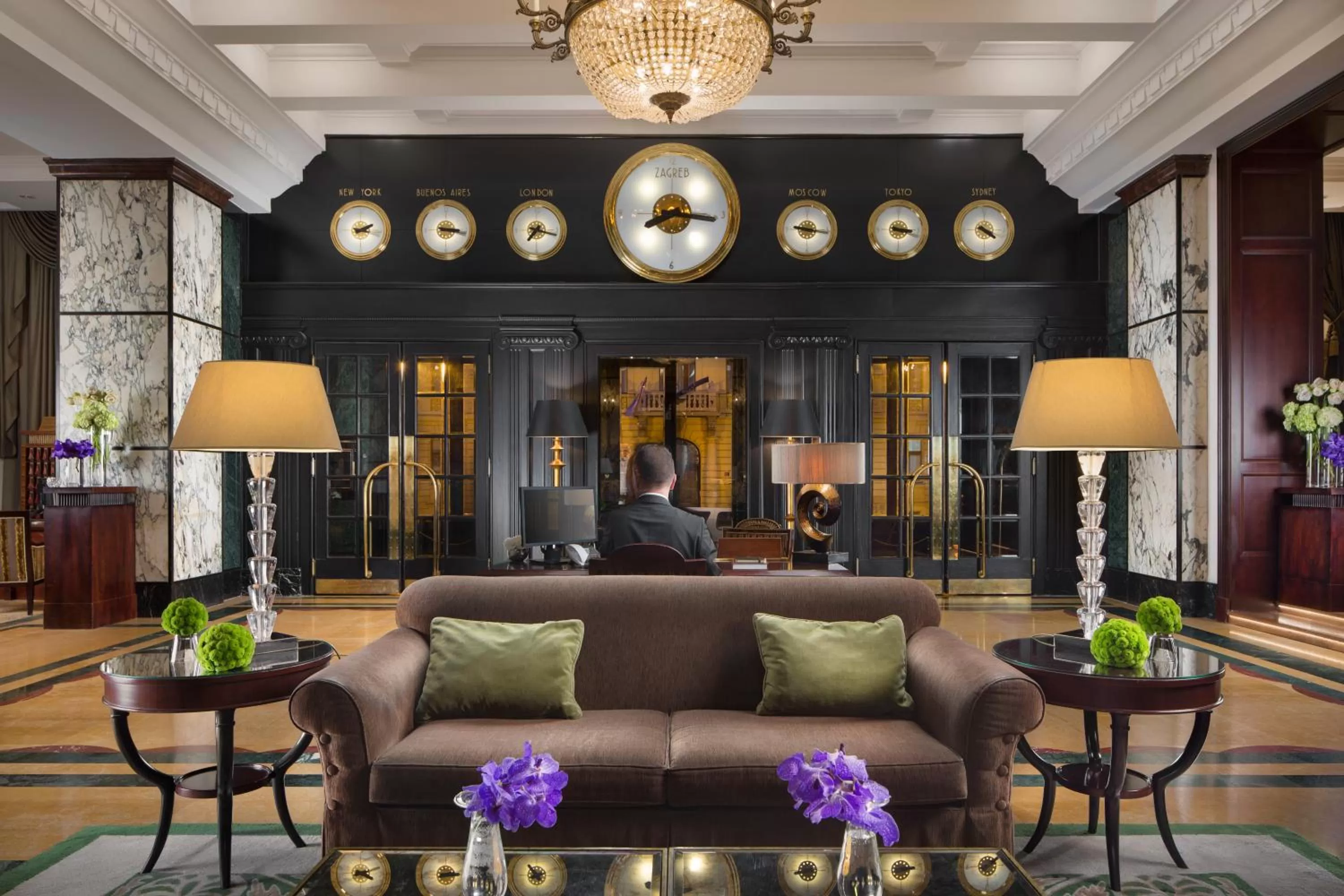 Lobby or reception in Esplanade Zagreb Hotel