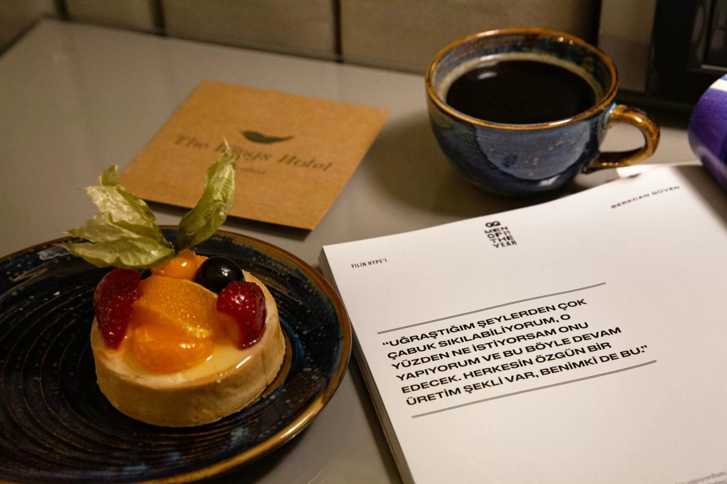 Food and drinks in The Wings Hotel Istanbul