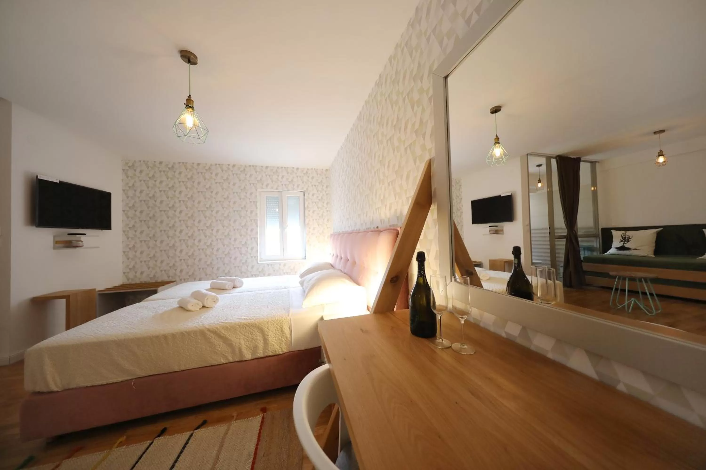 Bed in Central Apartments Integrated Hotel