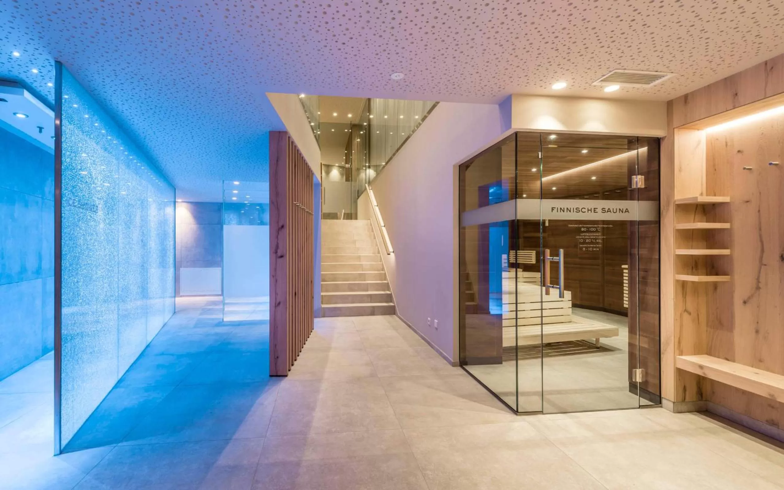 Sauna in Hotel Rosengarten (Schenna Resort)