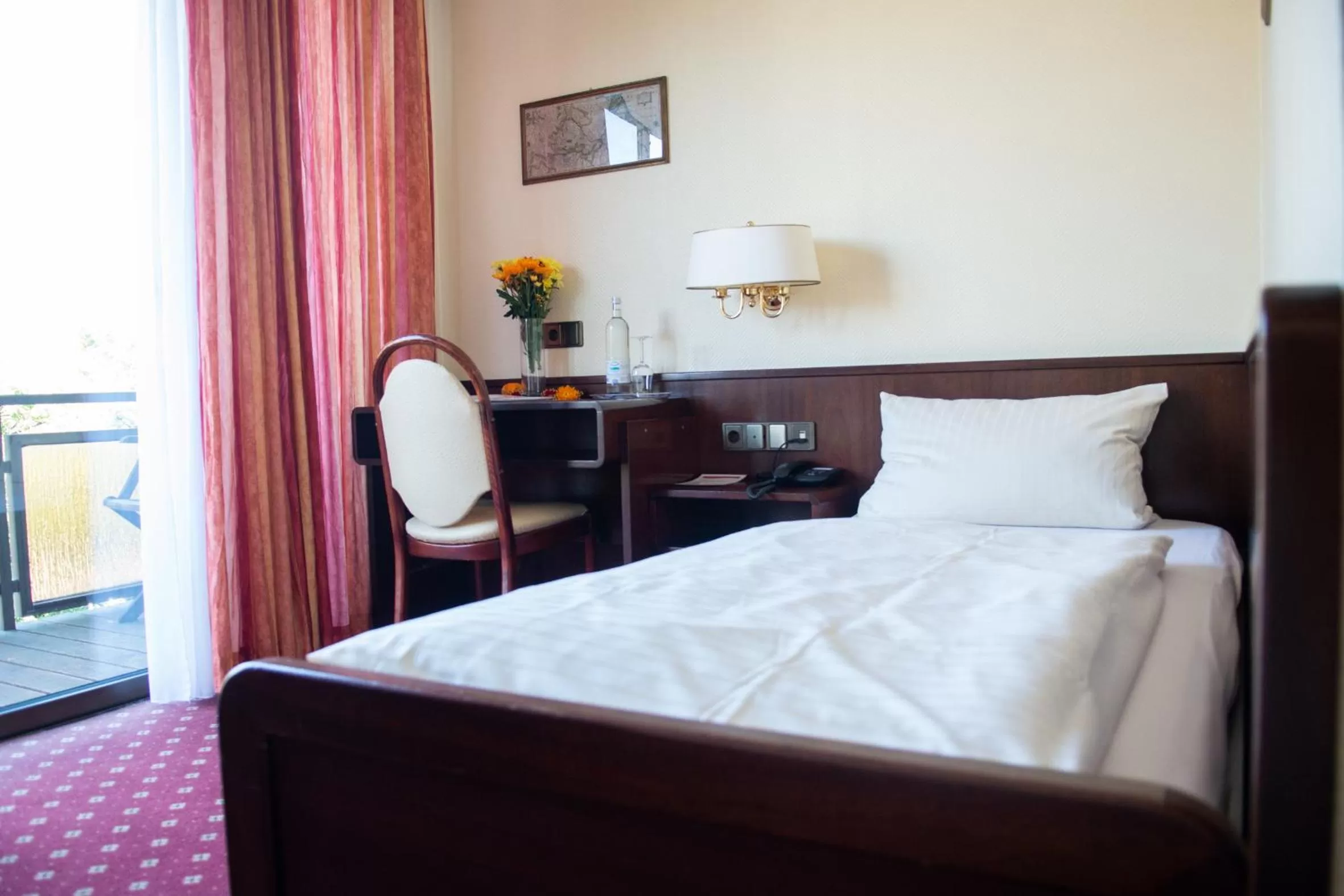 Bed in Hotel Haus am Zoo