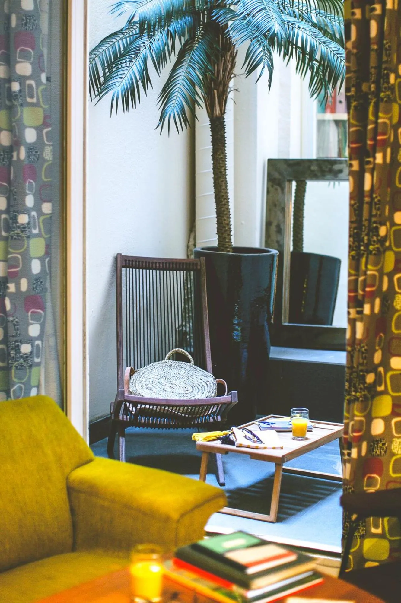 Patio in Hôtel Crayon